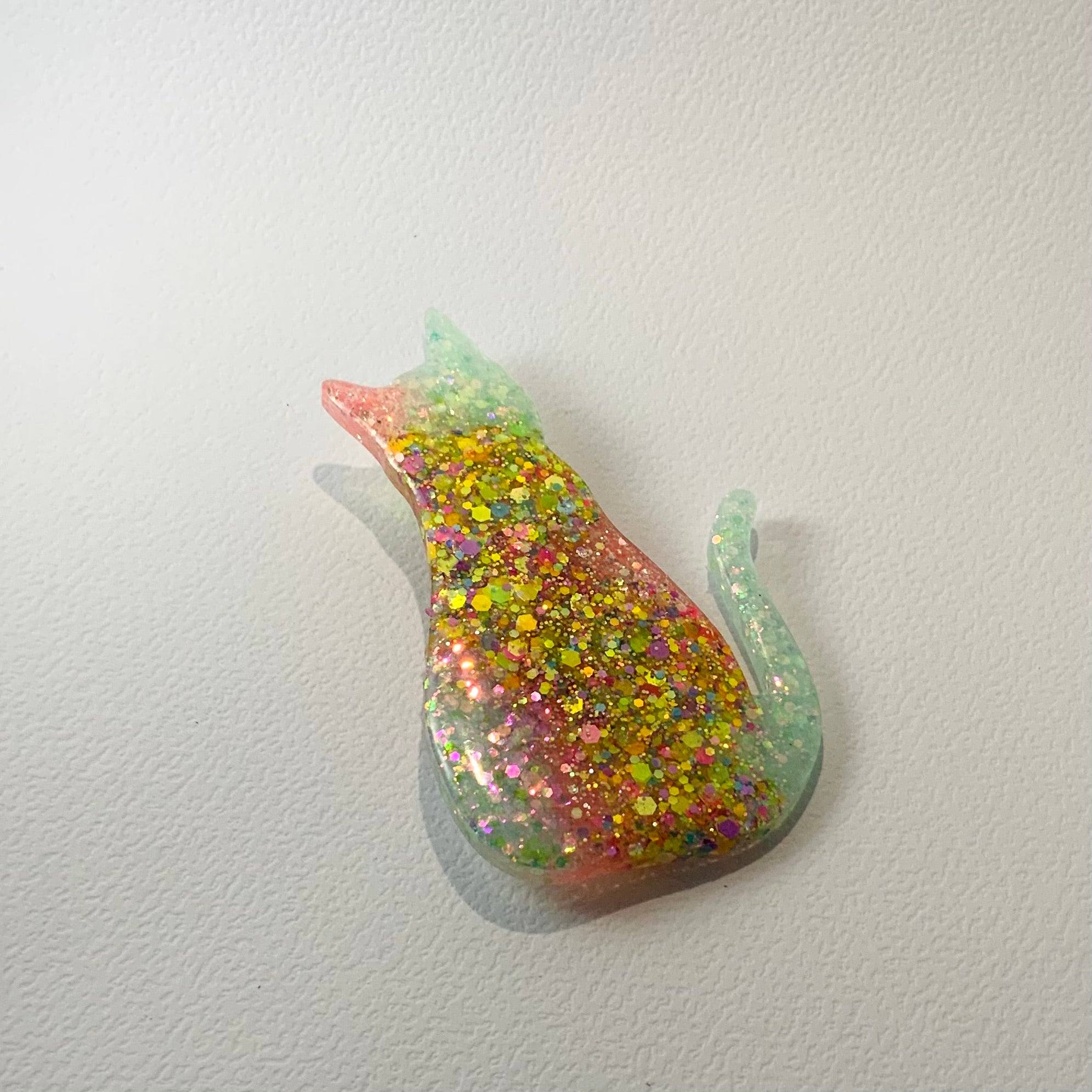 WHISKERS AND WONDER - Handmade Resin Brooch