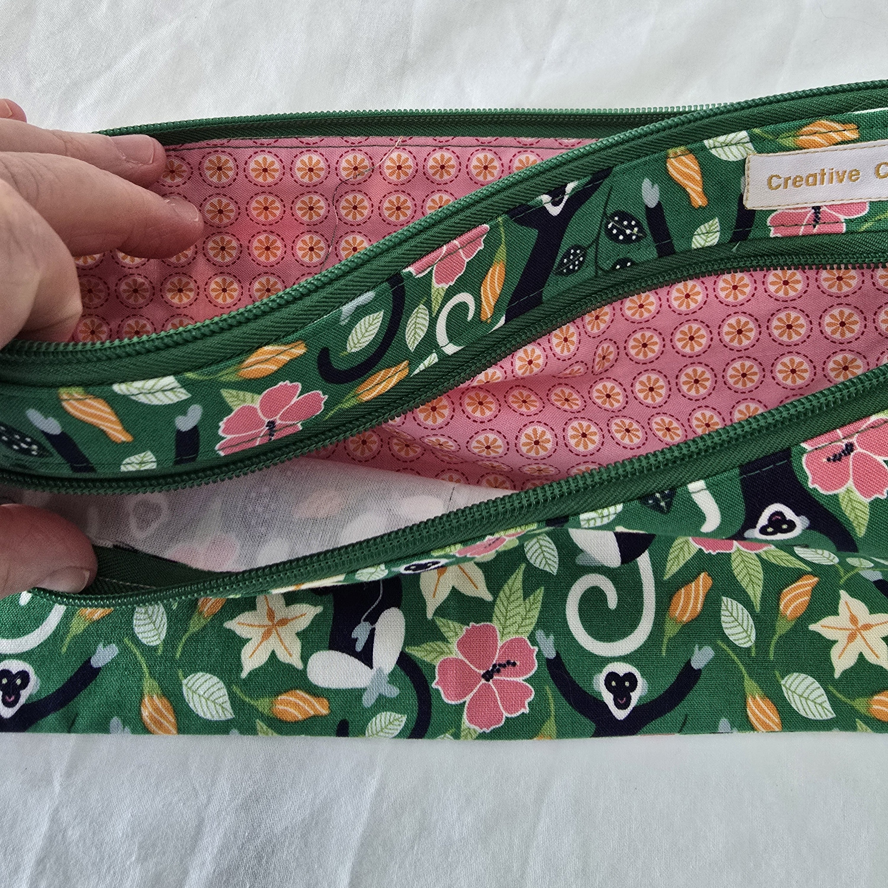 Handmade | Jungle Themed | Double Zippered | Pencil Case