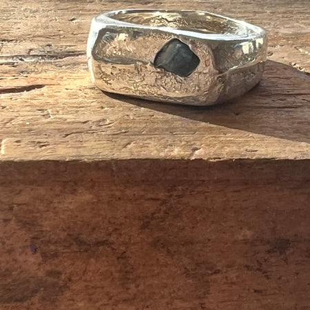 “Mount Wellington” Signet Ring & Sapphire