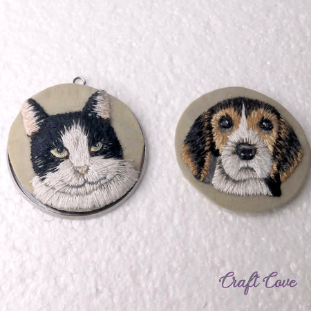 Mini Hand Embroidered Jewellery