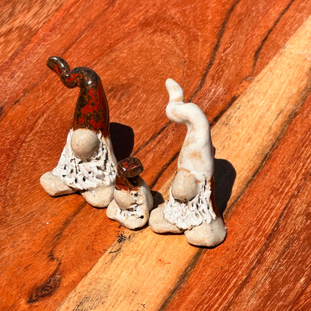 Gonk Family | Limited Edition Ceramic Gnome Trio