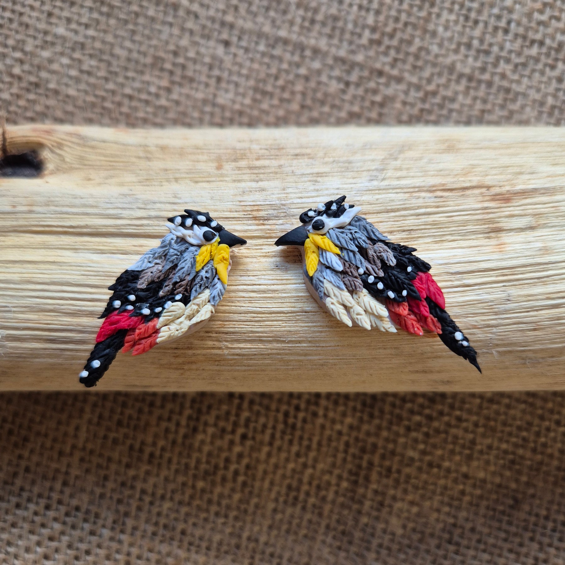Mini Spotted Pardalote Studs
