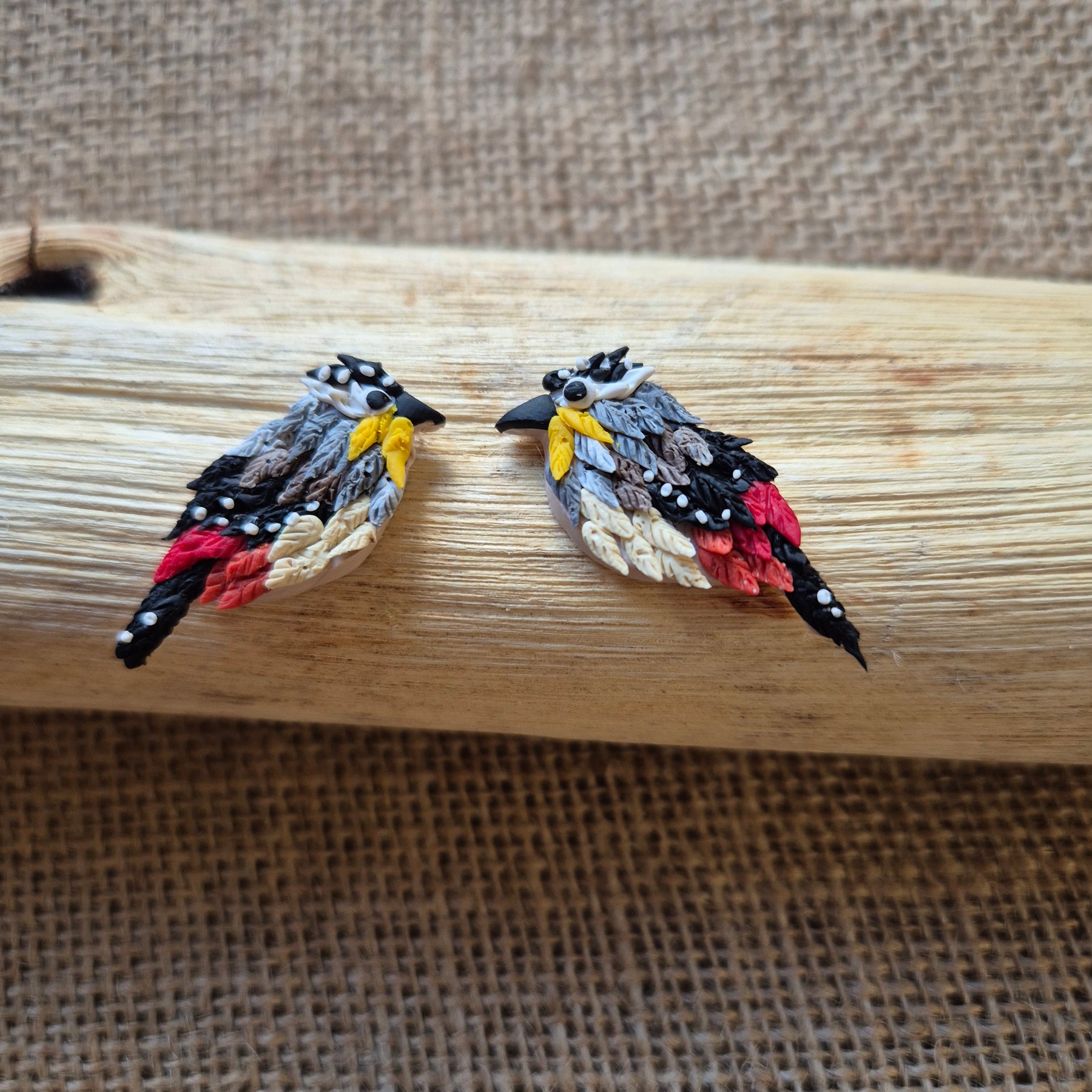 Mini Spotted Pardalote Studs