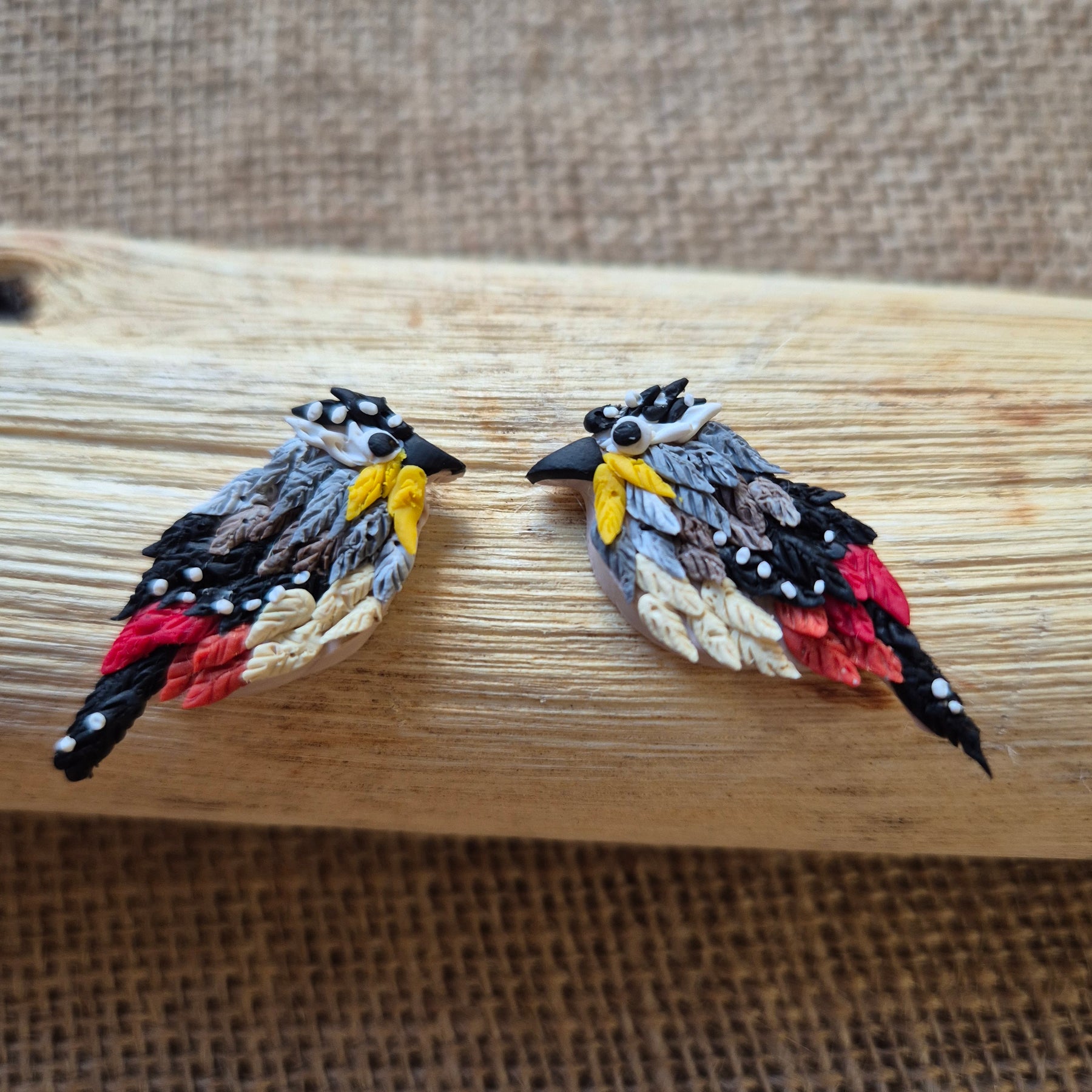 Mini Spotted Pardalote Studs