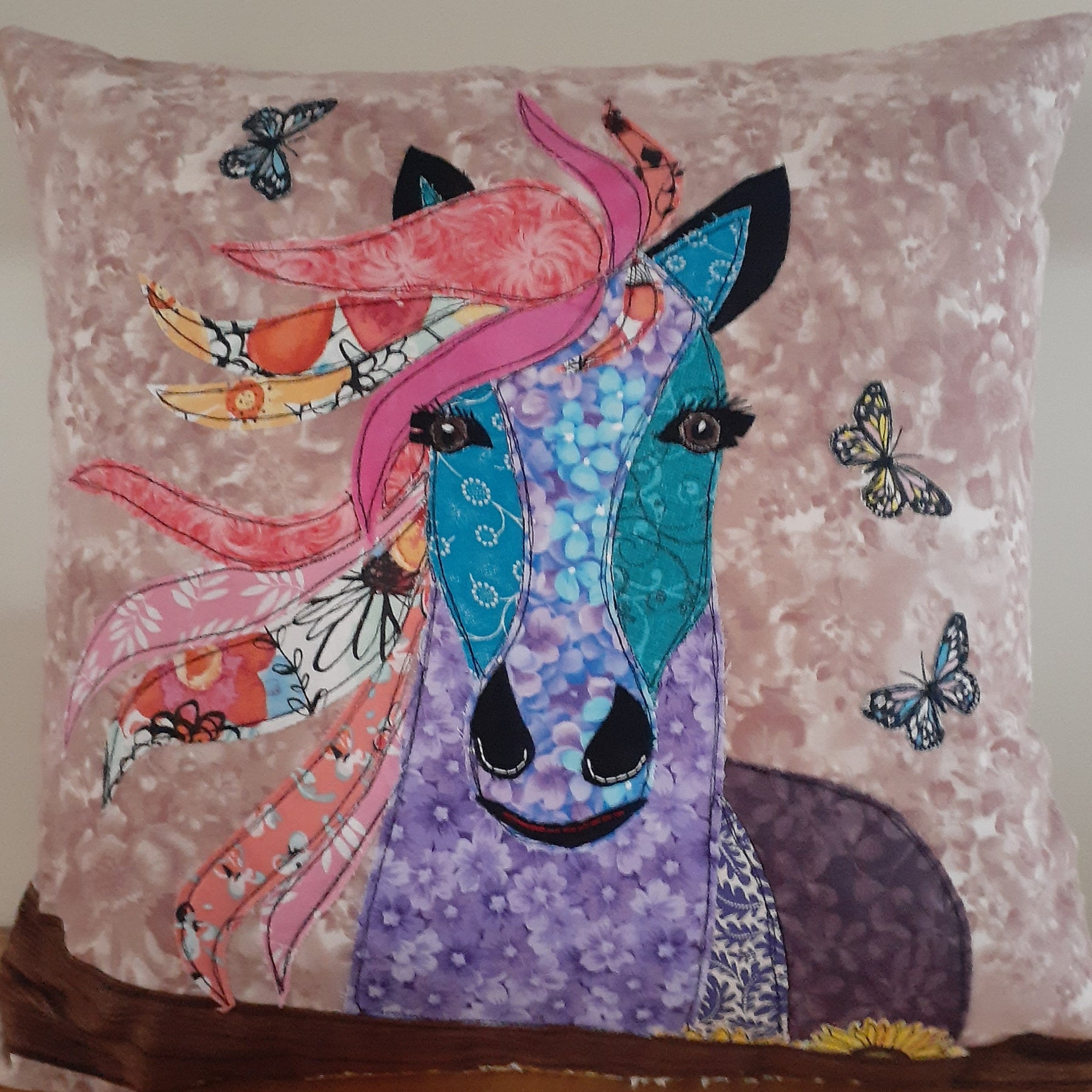 Hannah the horse cushion cover