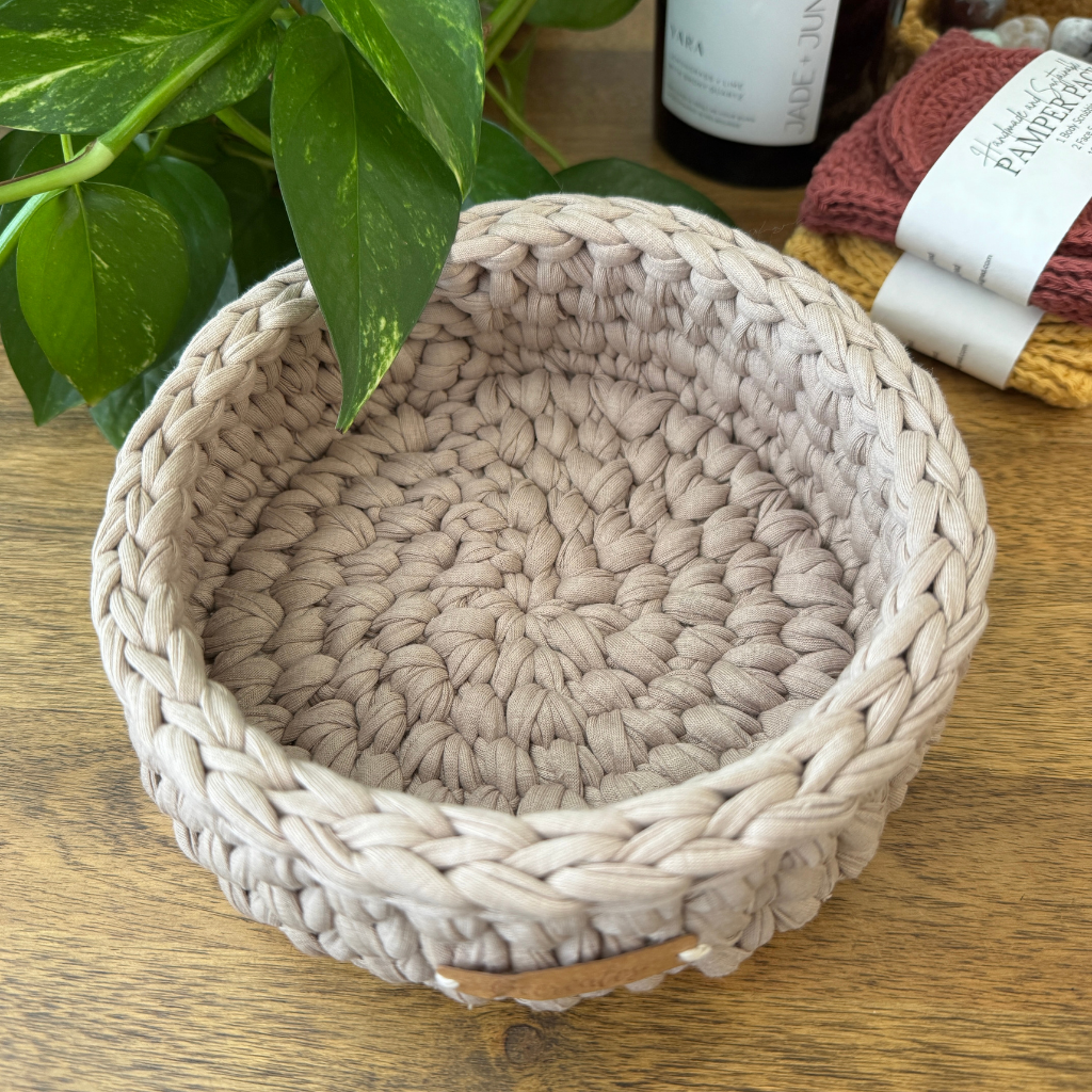 Natural Beige | Handmade Basket | Medium | Home Decor | Stylish Storage