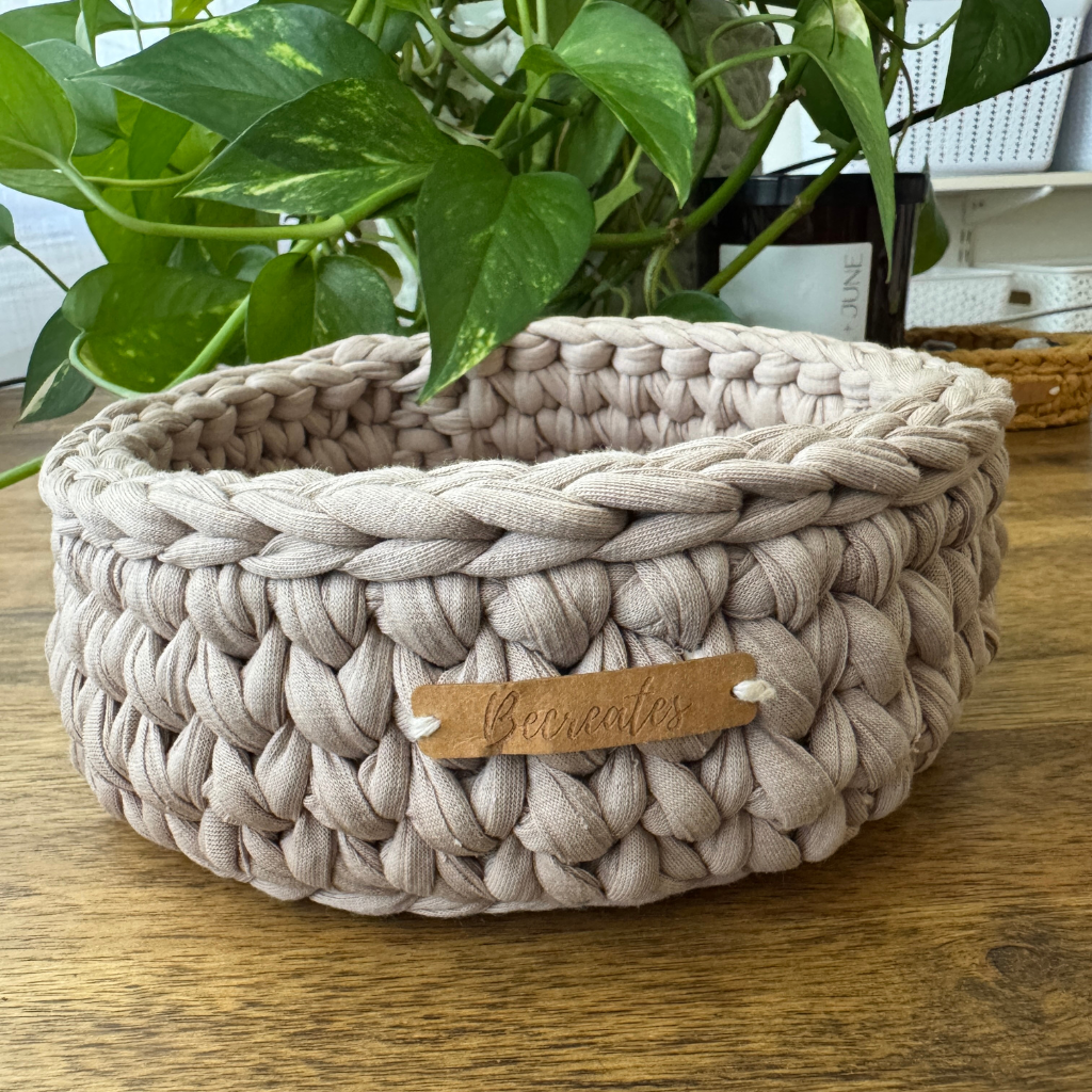 Natural Beige | Handmade Basket | Medium | Home Decor | Stylish Storage