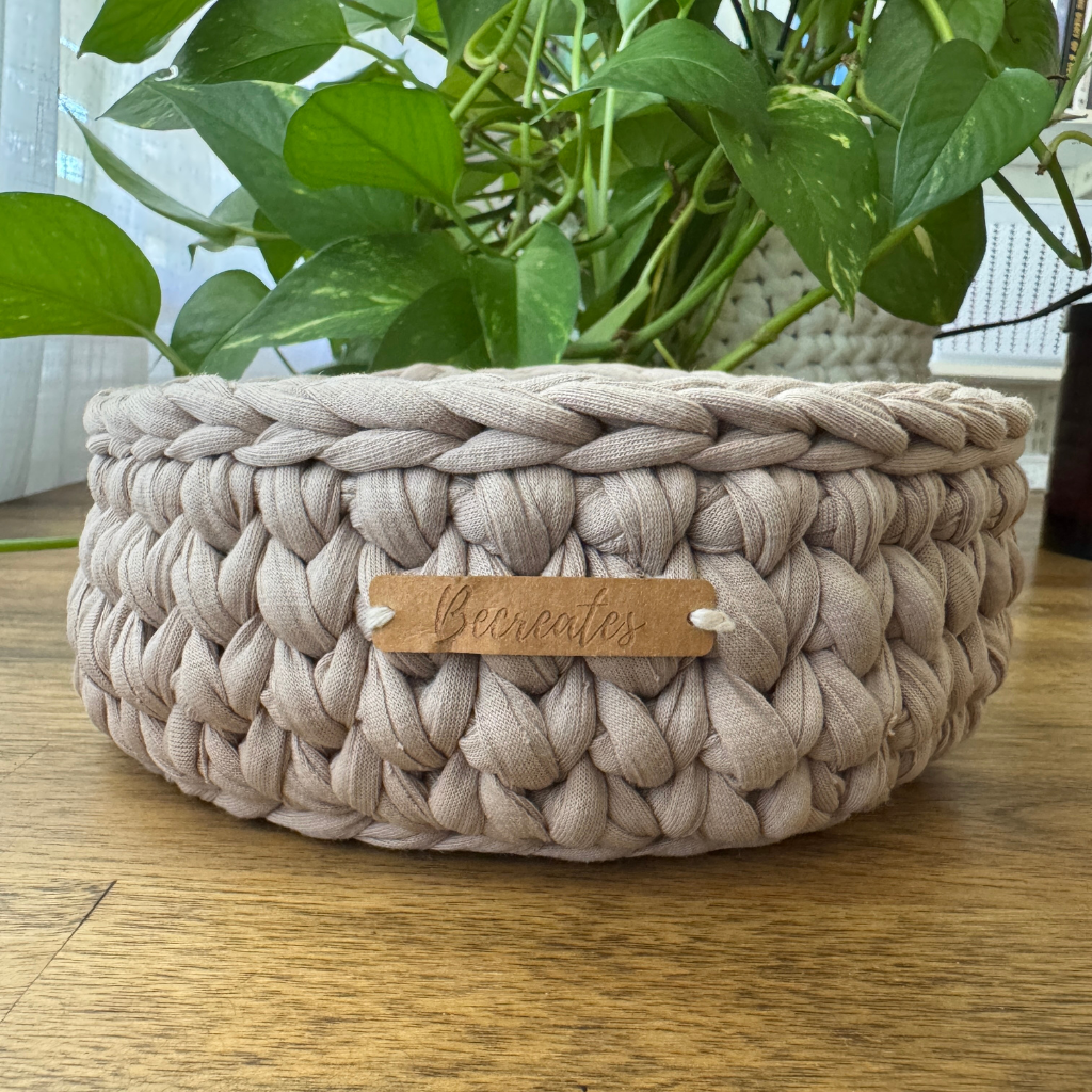 Natural Beige | Handmade Basket | Medium | Home Decor | Stylish Storage