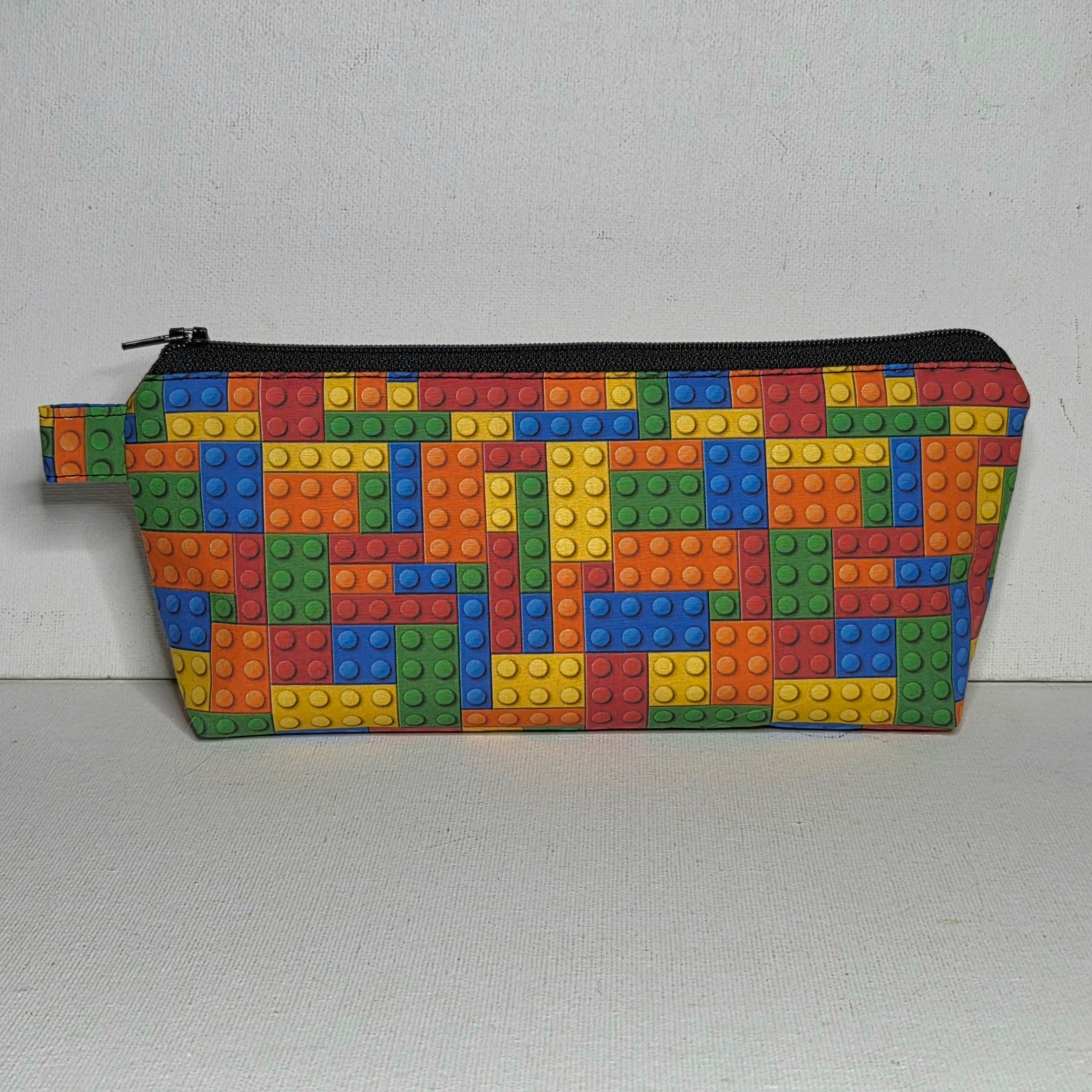 Pencil case in Building Block fabric