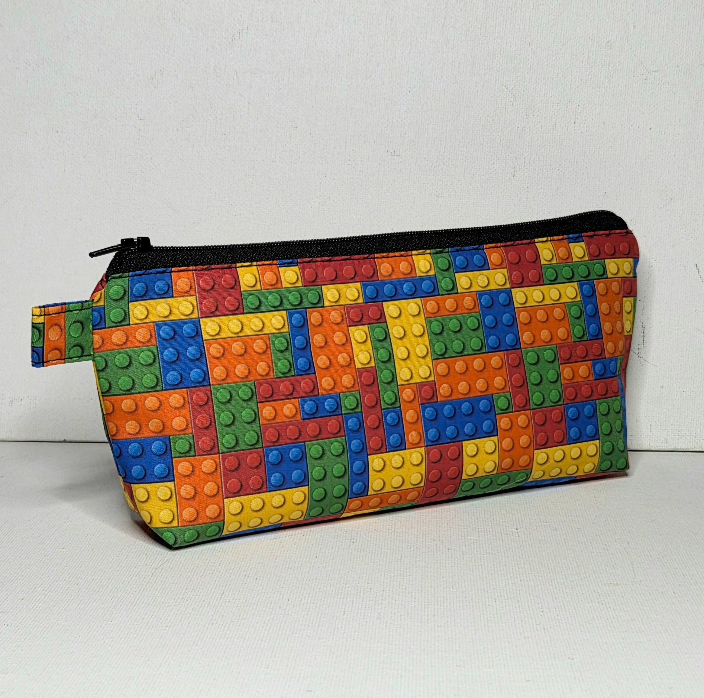 Pencil case in Building Block fabric