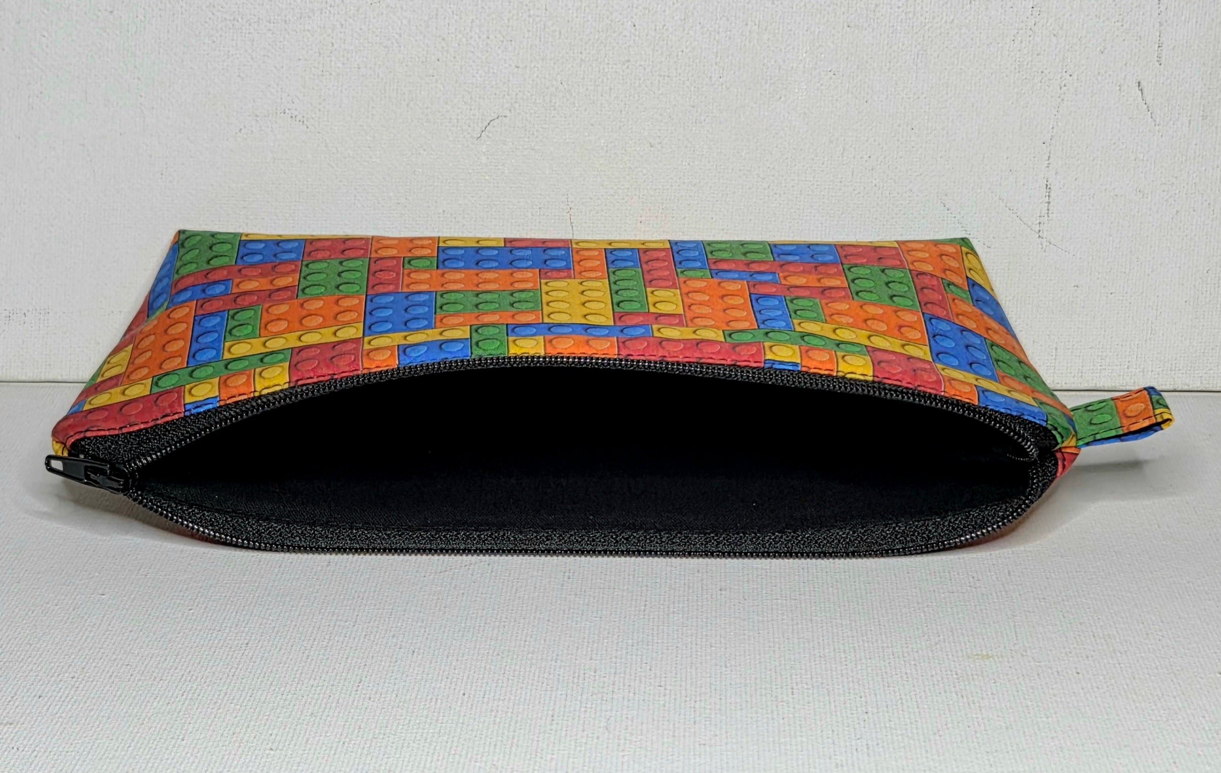 Pencil case in Building Block fabric
