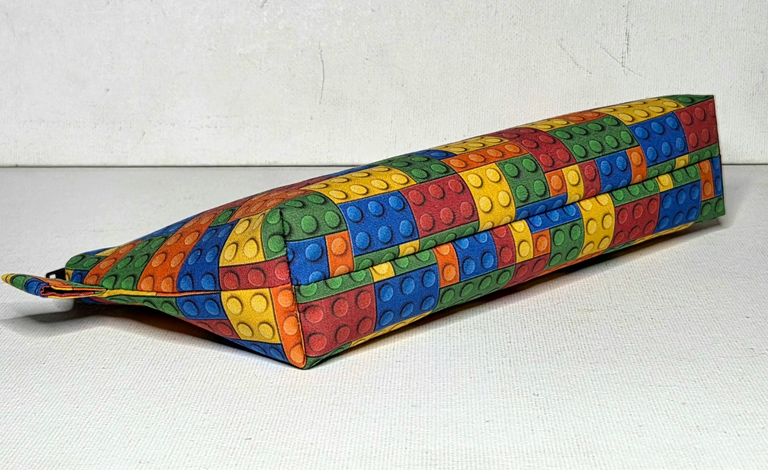 Pencil case in Building Block fabric