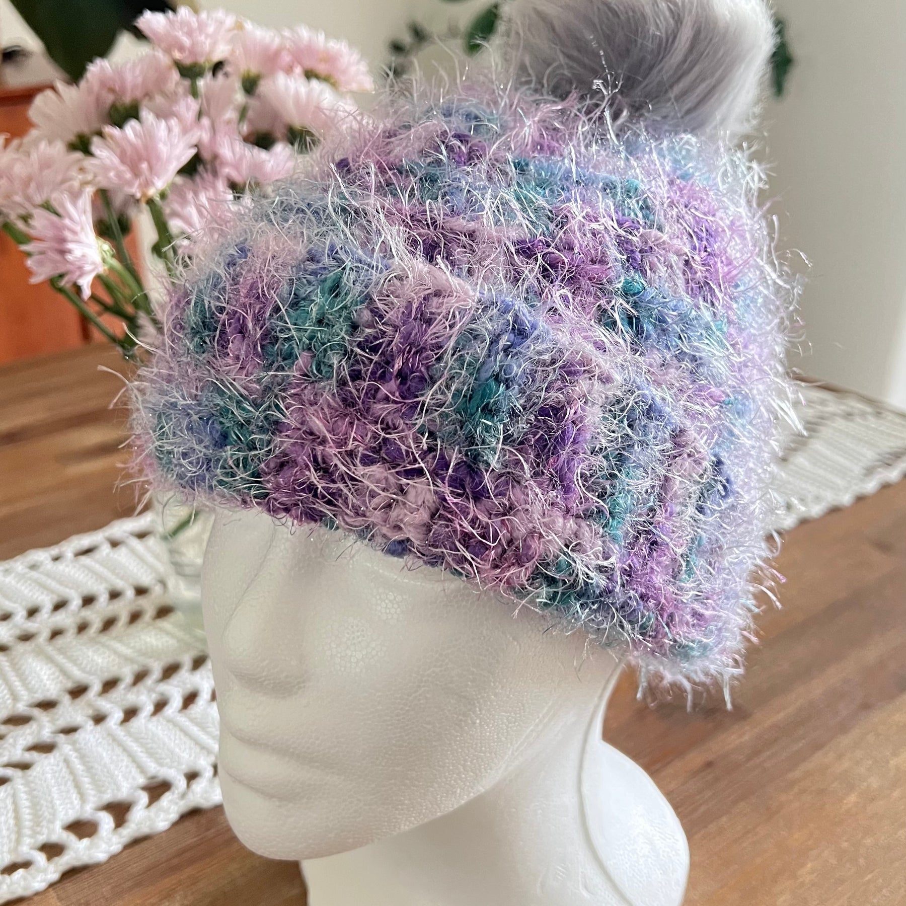Crochet Textured Beanie