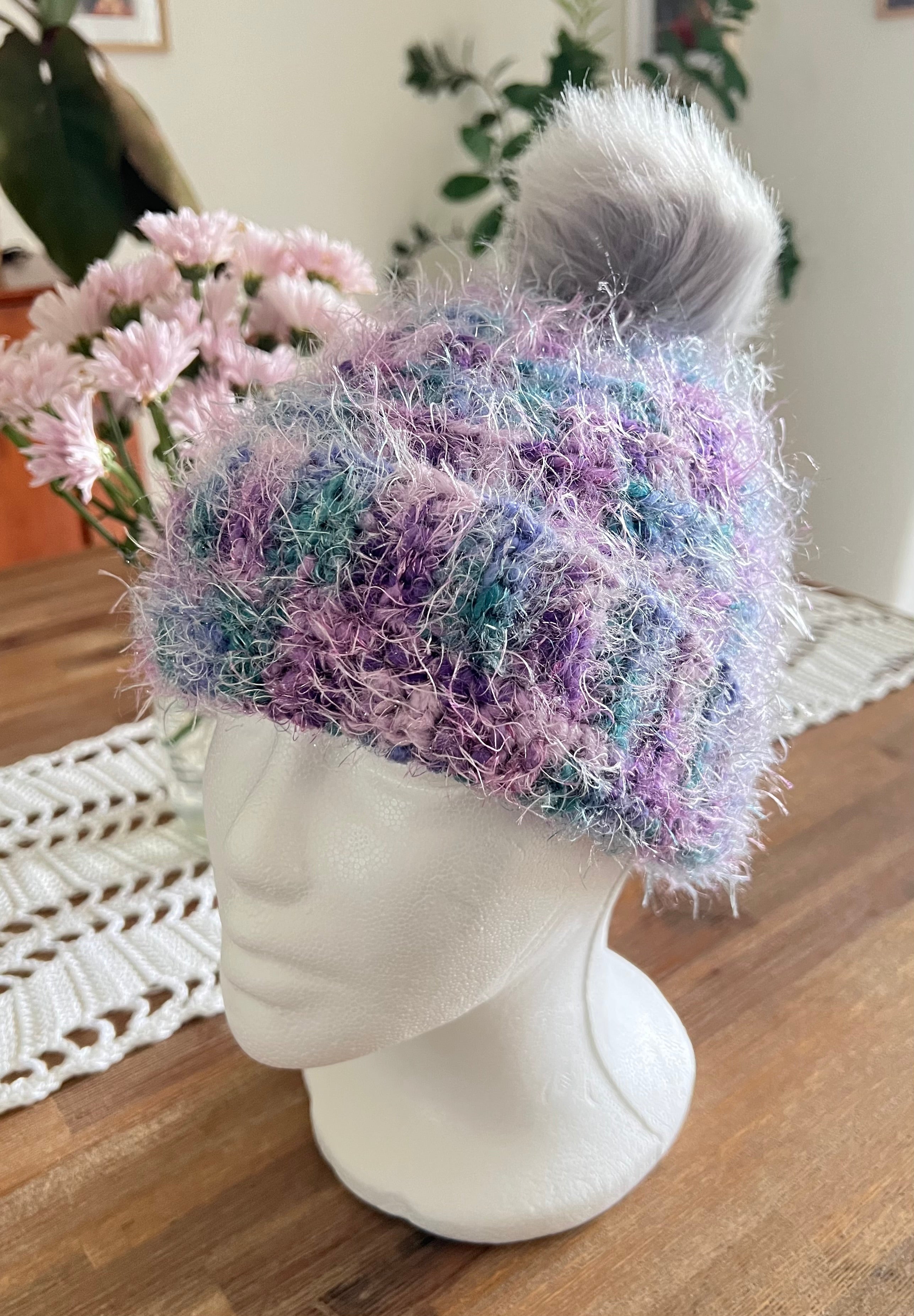 Crochet Textured Beanie