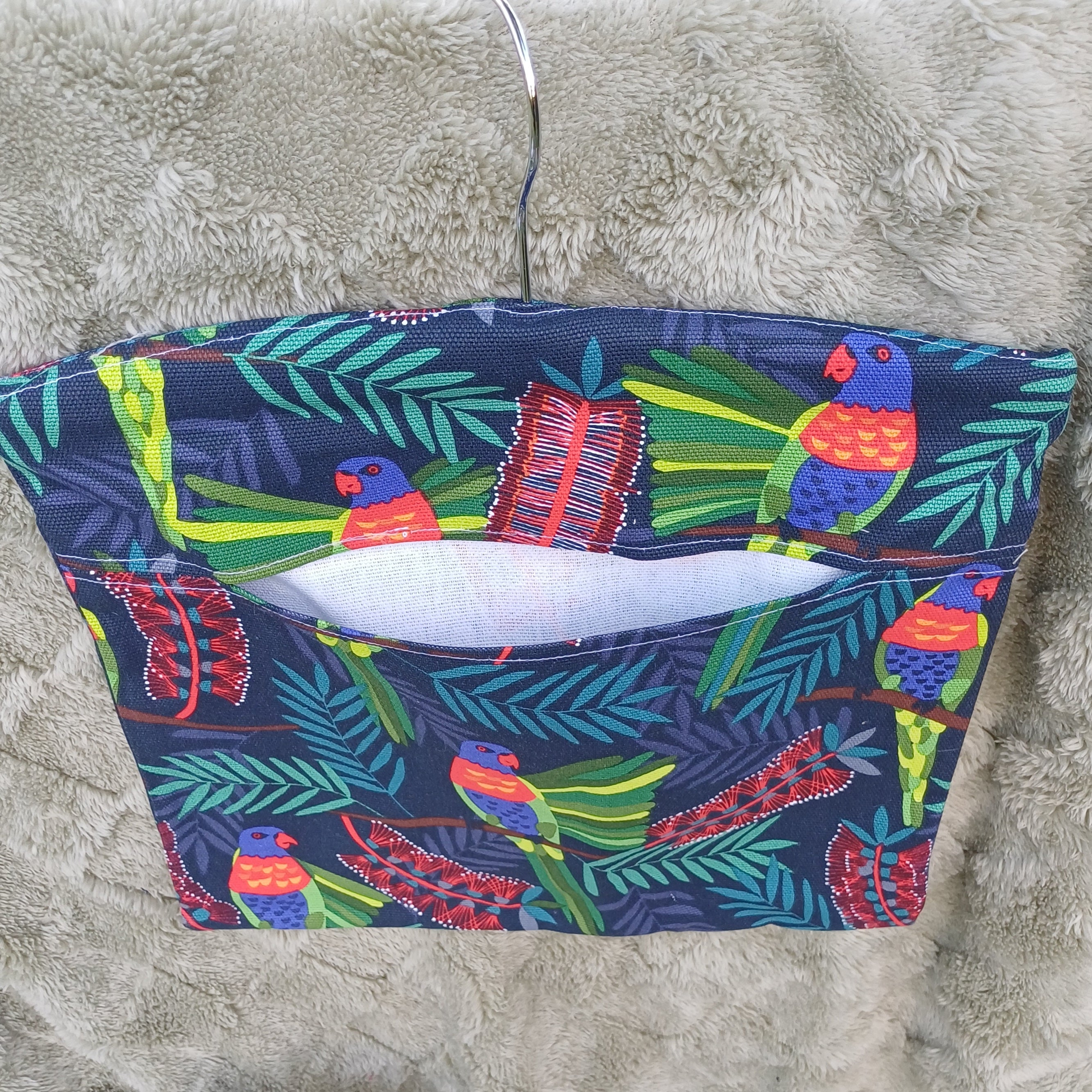 Peg Bag - Rainbow Lorikeet Design