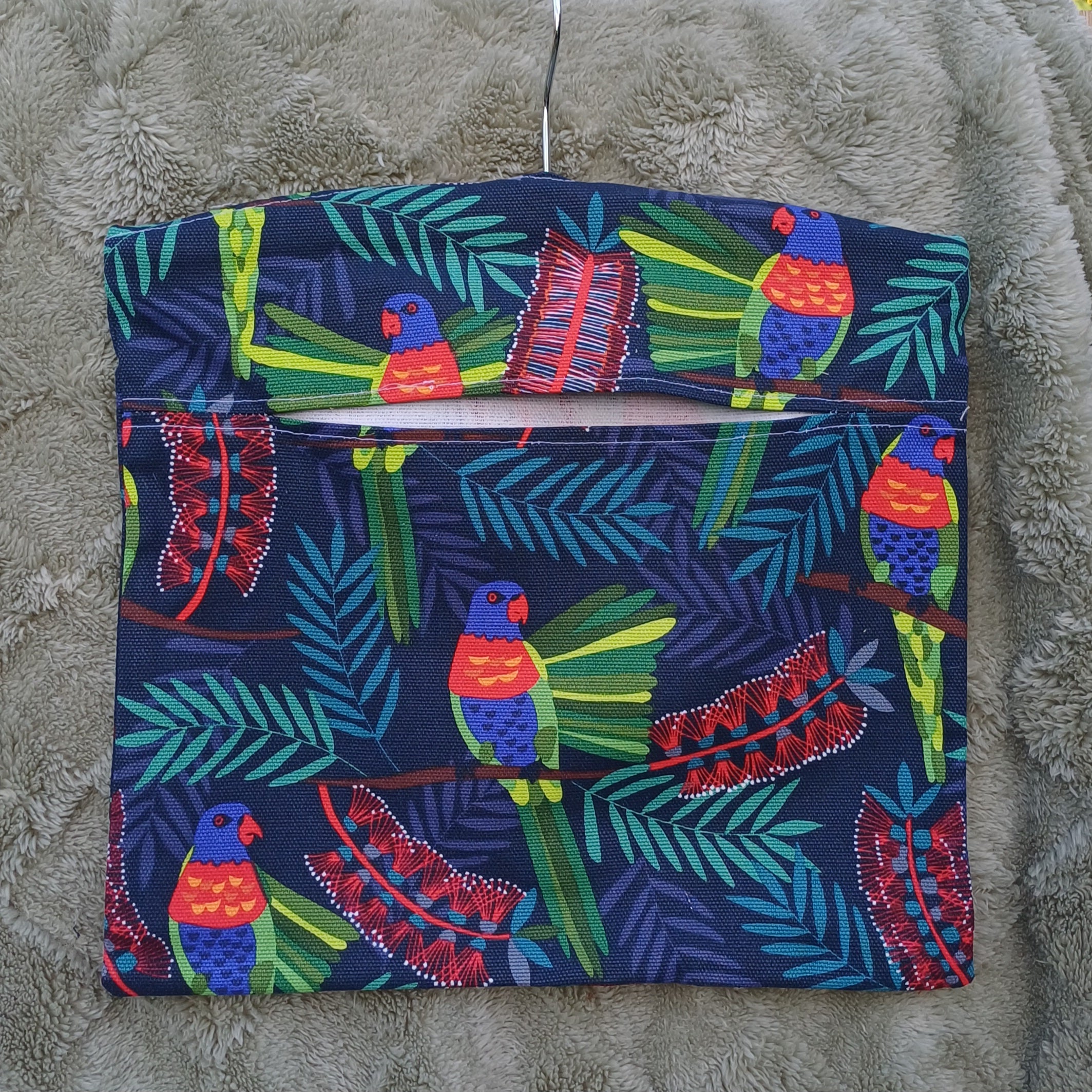 Peg Bag - Rainbow Lorikeet Design