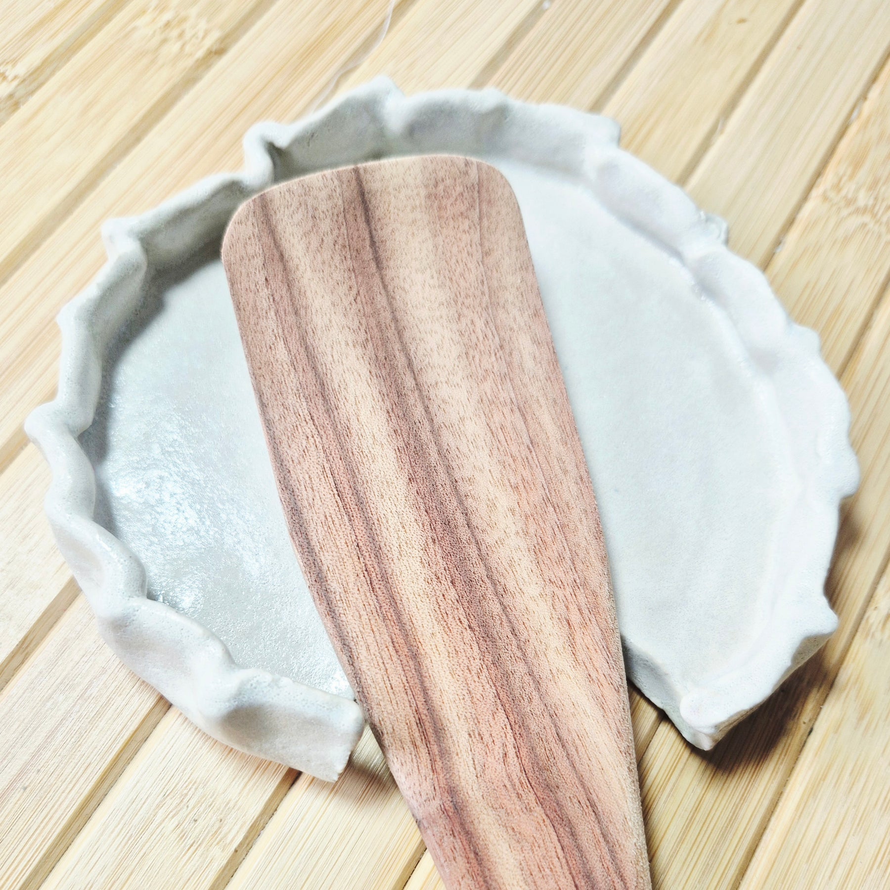 Elegant Pottery Spoon Rest