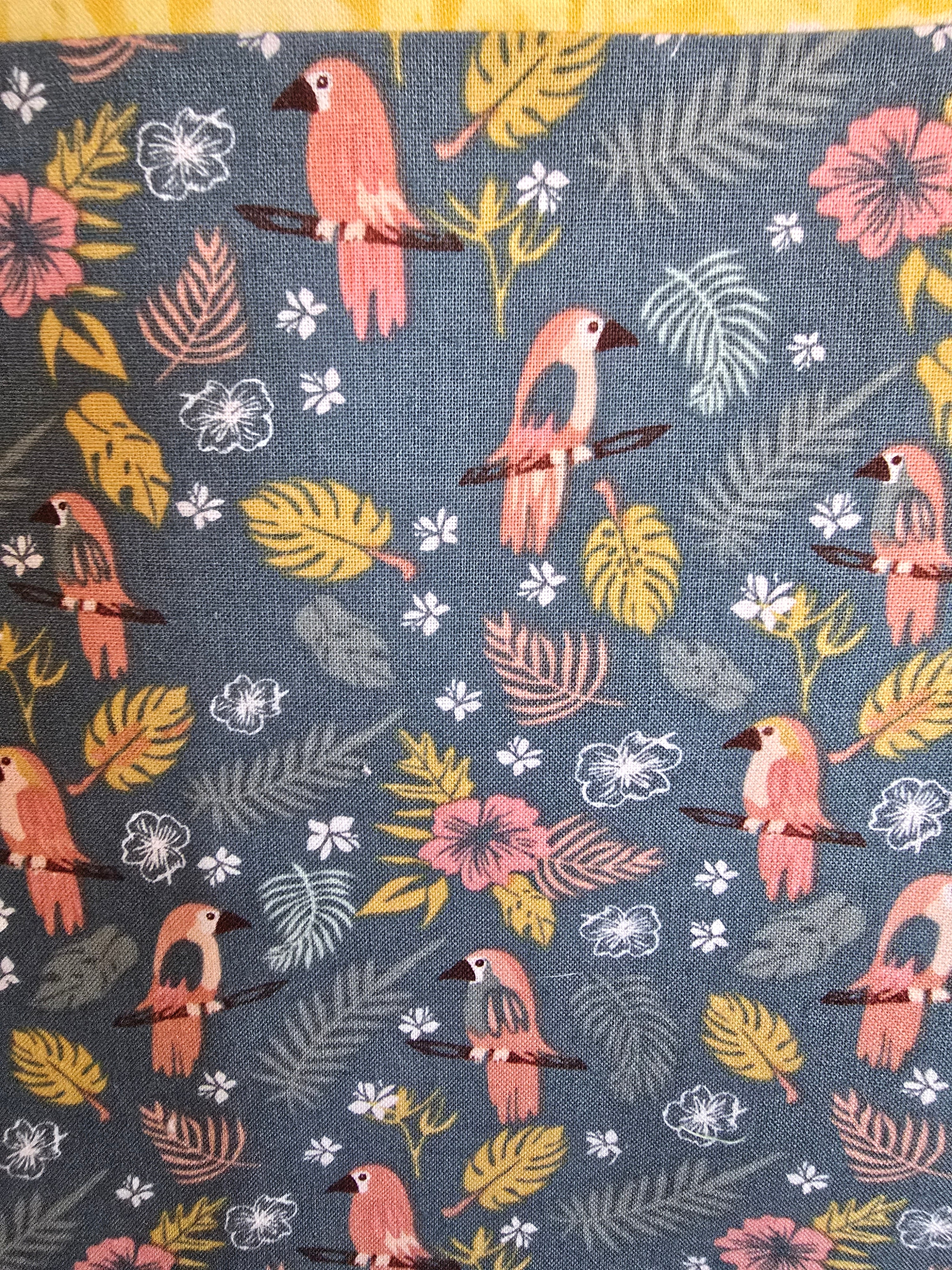 Handmade | Small Parrot | Garden | Tote Bag
