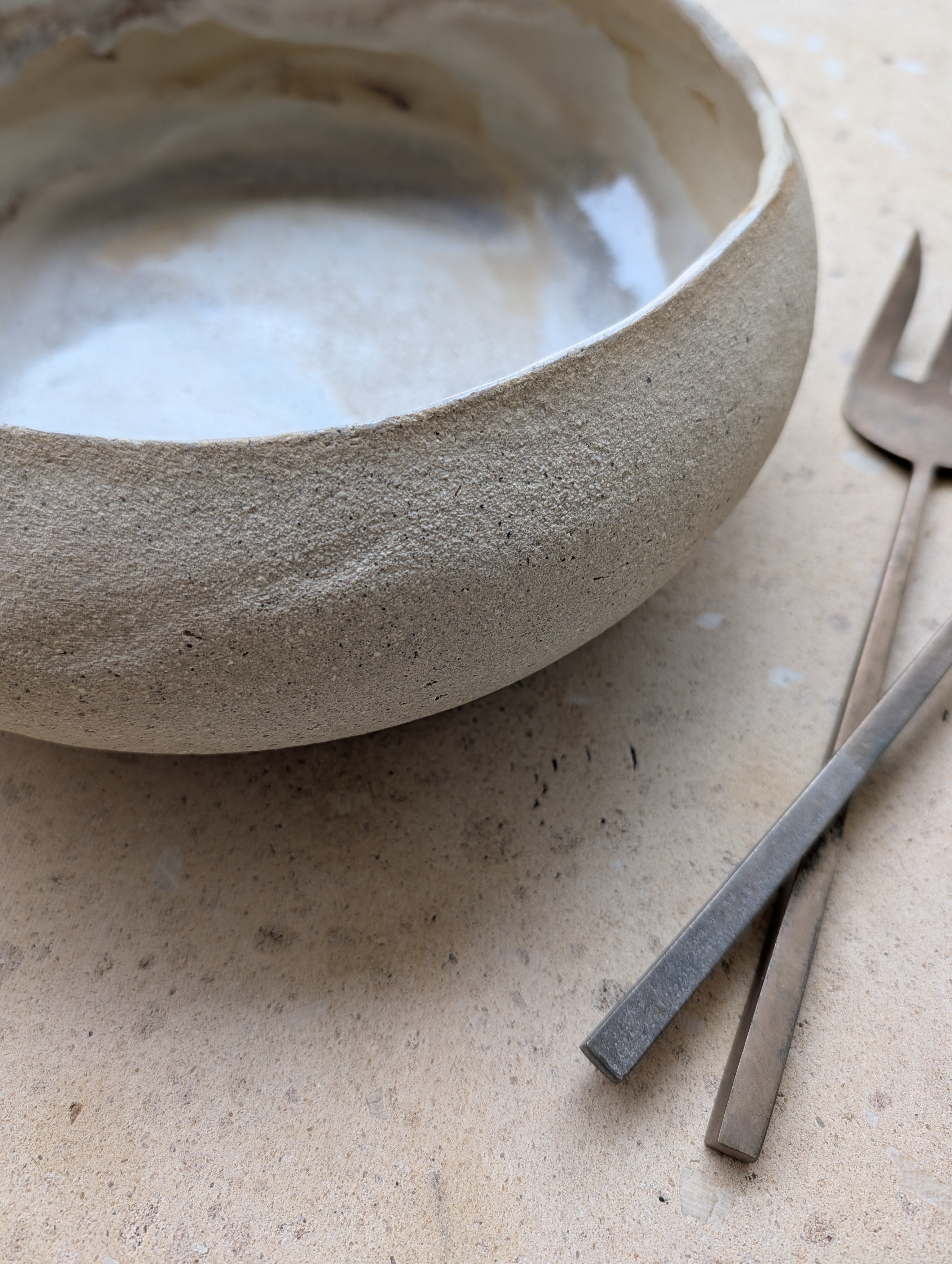 Ceramic Serving Bowl | coastal • textural • everyday