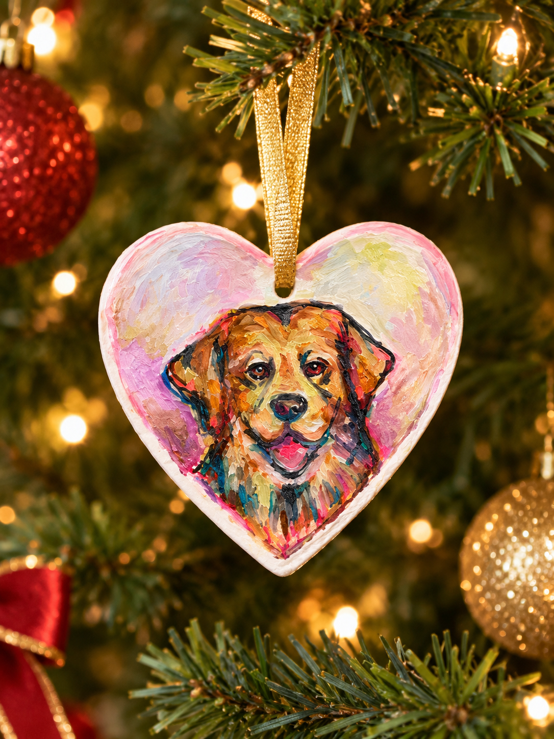 NEW!! Personalised pet portrait ornament🎄