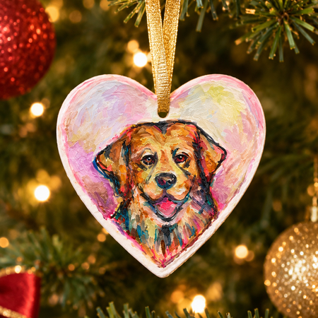 NEW!! Personalised pet portrait ornament🎄