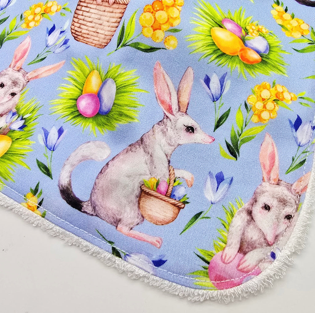 Easter Bilby Baby Bib Gift for Baby