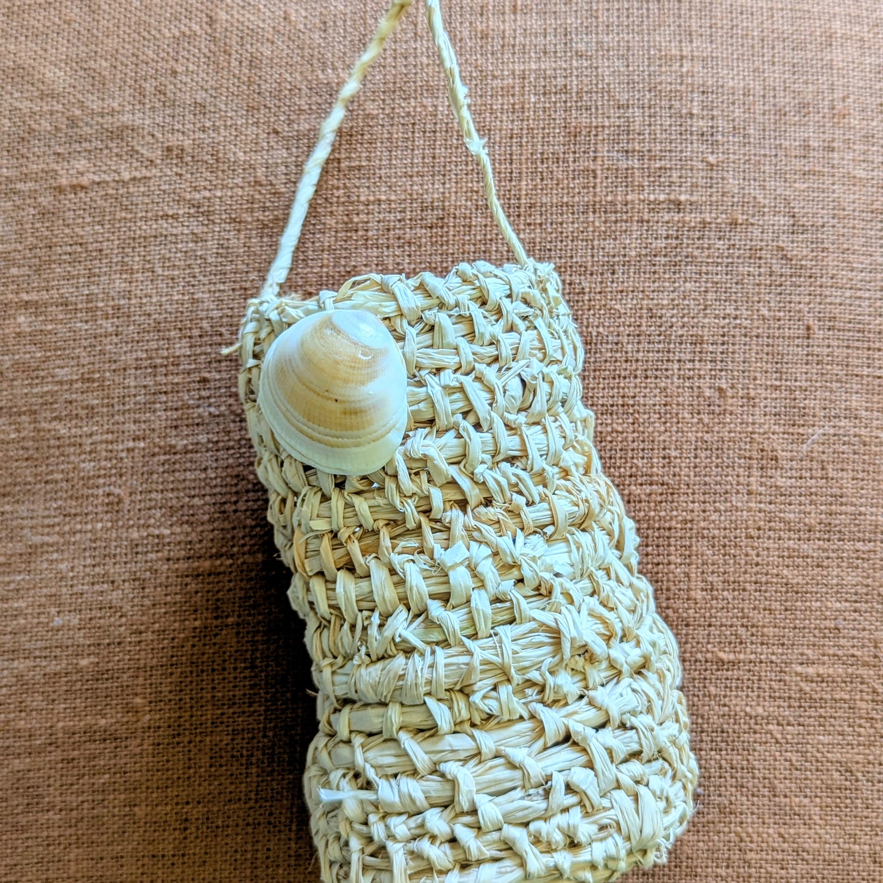 Basket Sea Shell Natural Raffia Dilly Bags