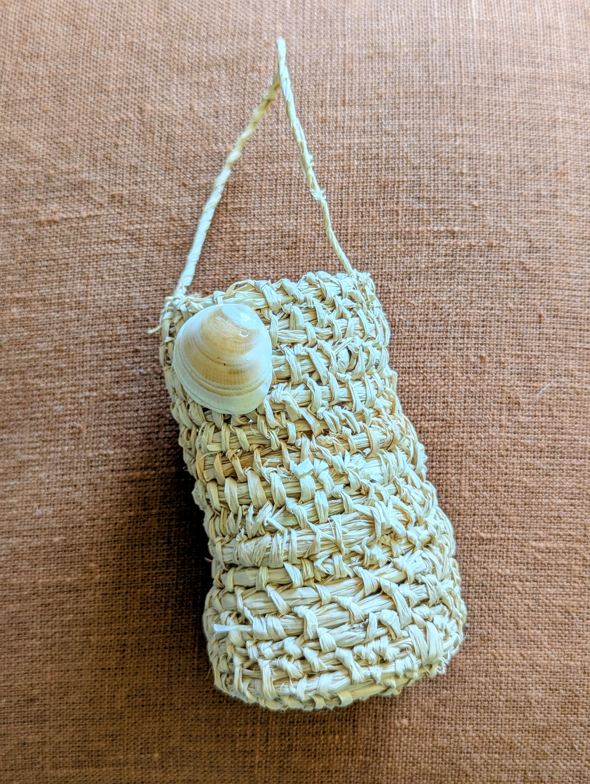Basket Sea Shell Natural Raffia Dilly Bags