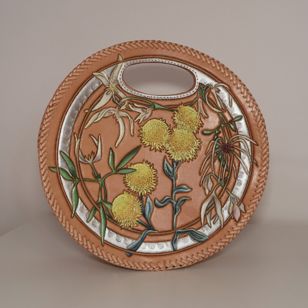 Clematis and Buttons Clutch
