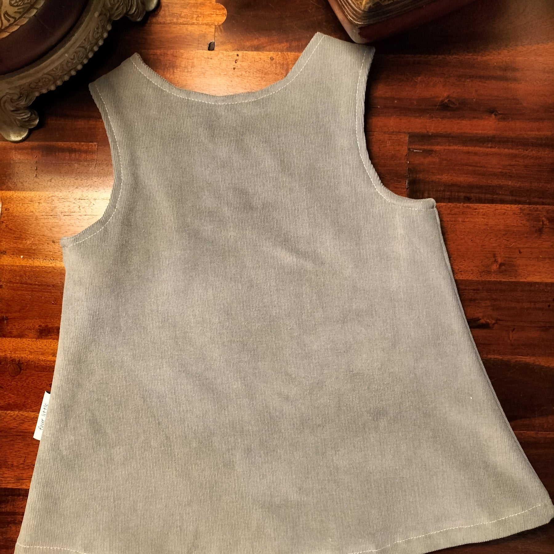 PINWALE CORD PINAFORE