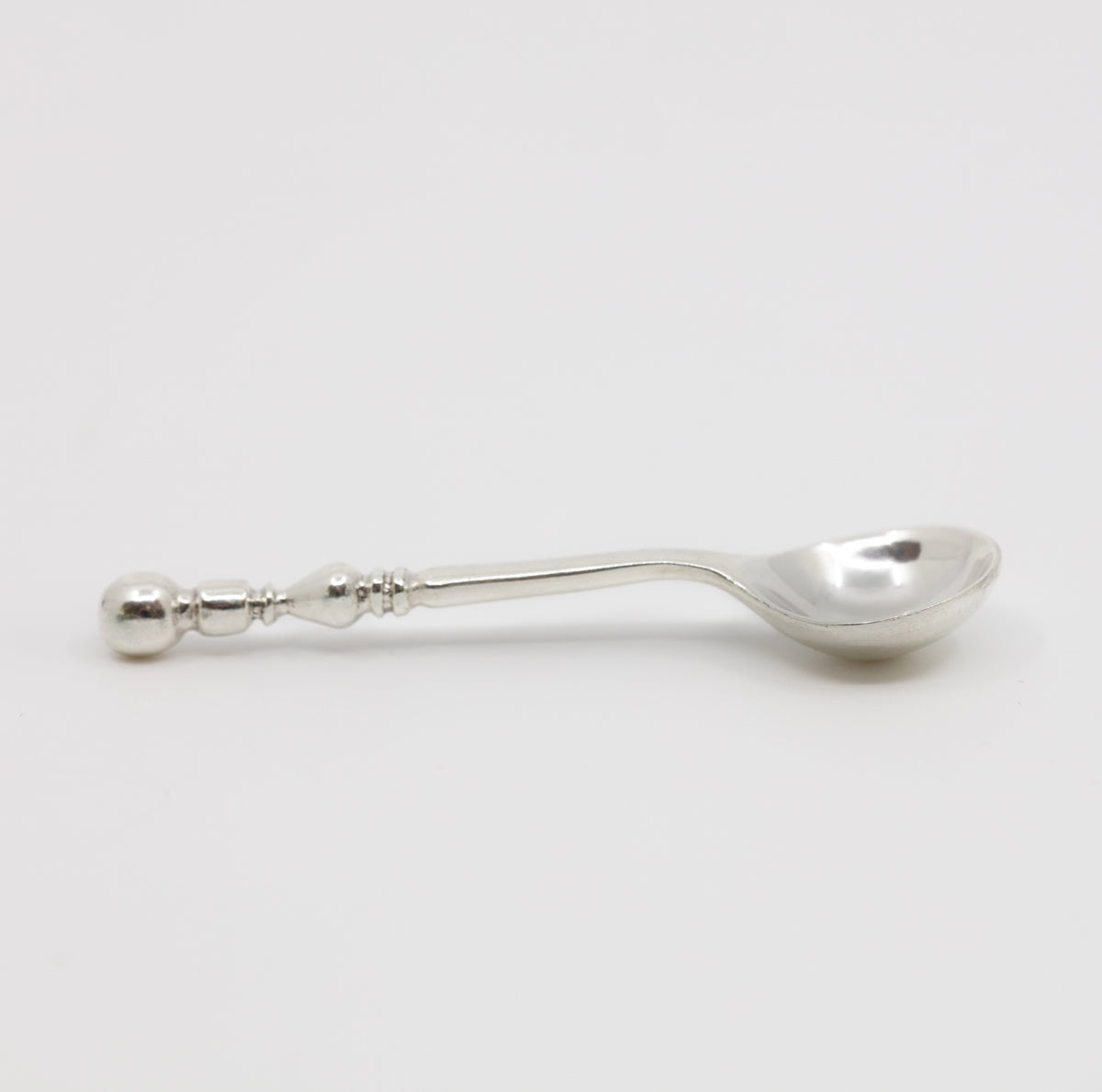 Sterling silver salt or mustard spoon
