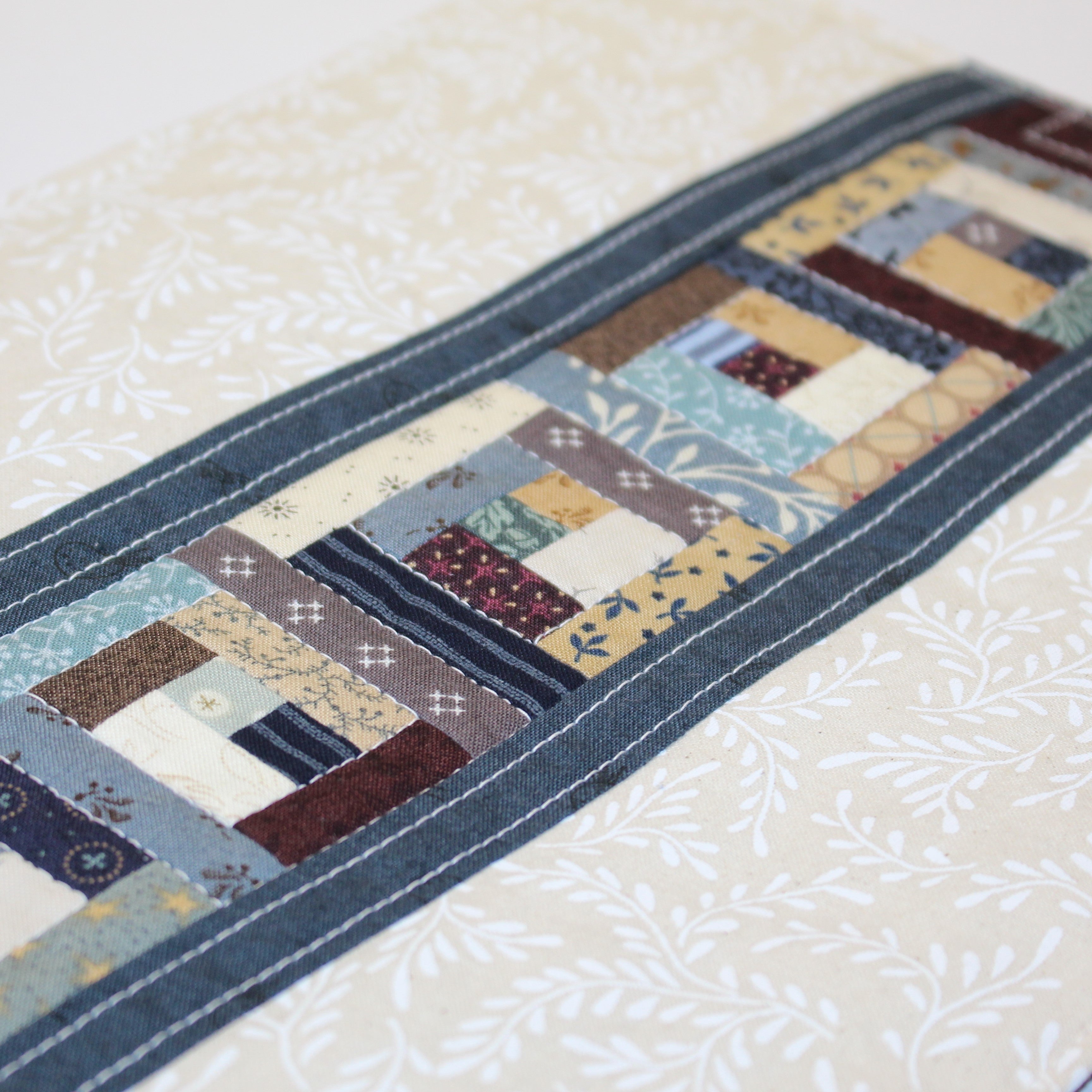 PDF Sewing Pattern Patchwork Quilted A5 Notebook Cover