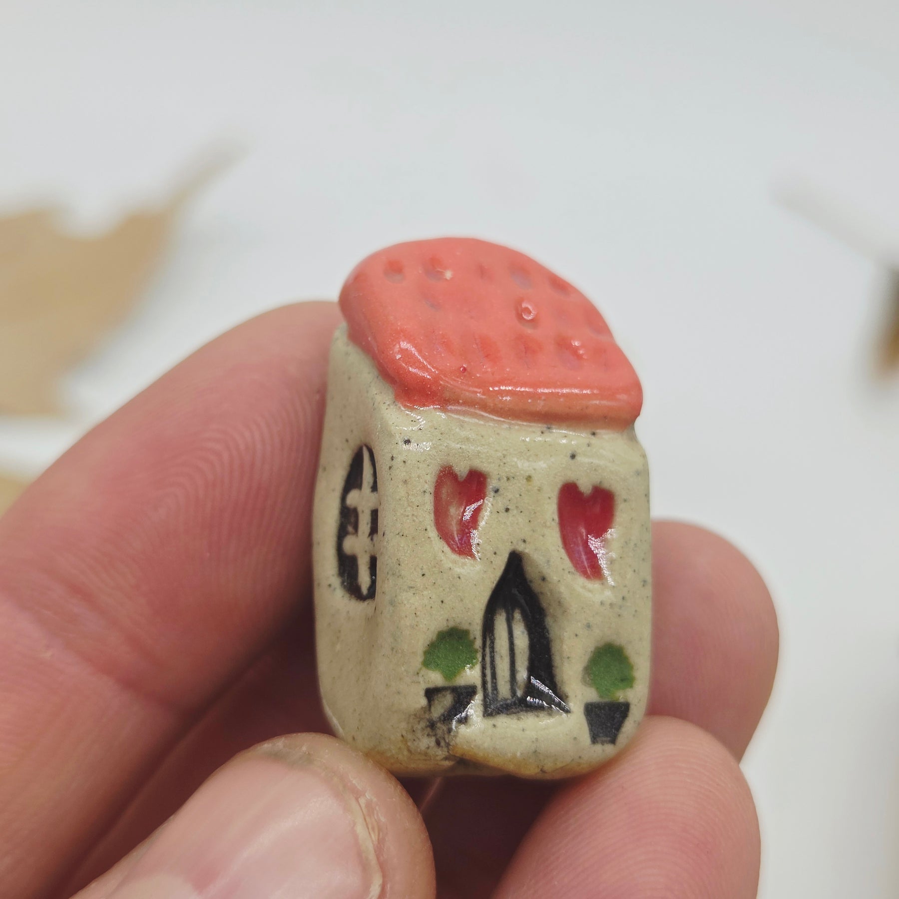 Tiny Ceramic Village - Celestial Crescent