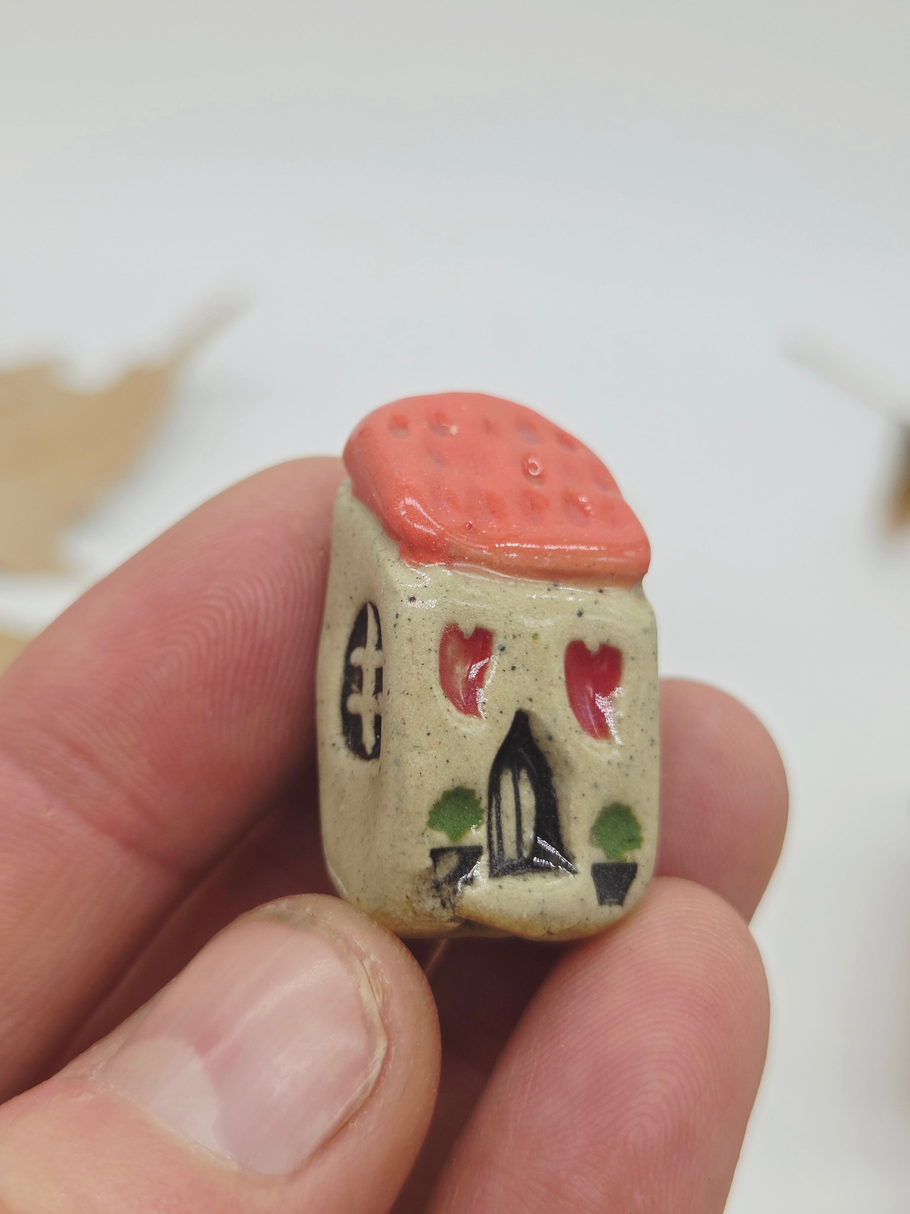 Tiny Ceramic Village - Celestial Crescent