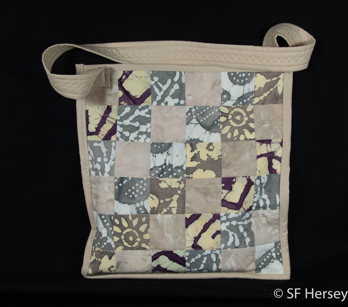 Quilted Checkerboard Shoulder Bag