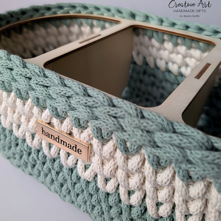 Crochet Basket Organiser