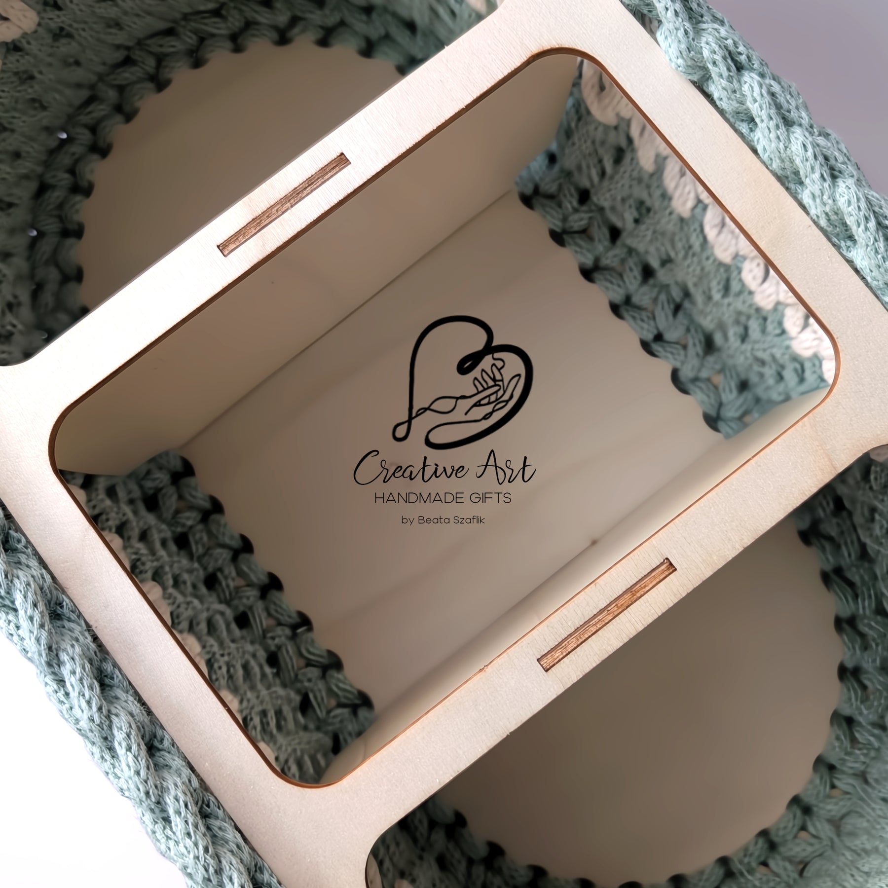 Crochet Basket Organiser