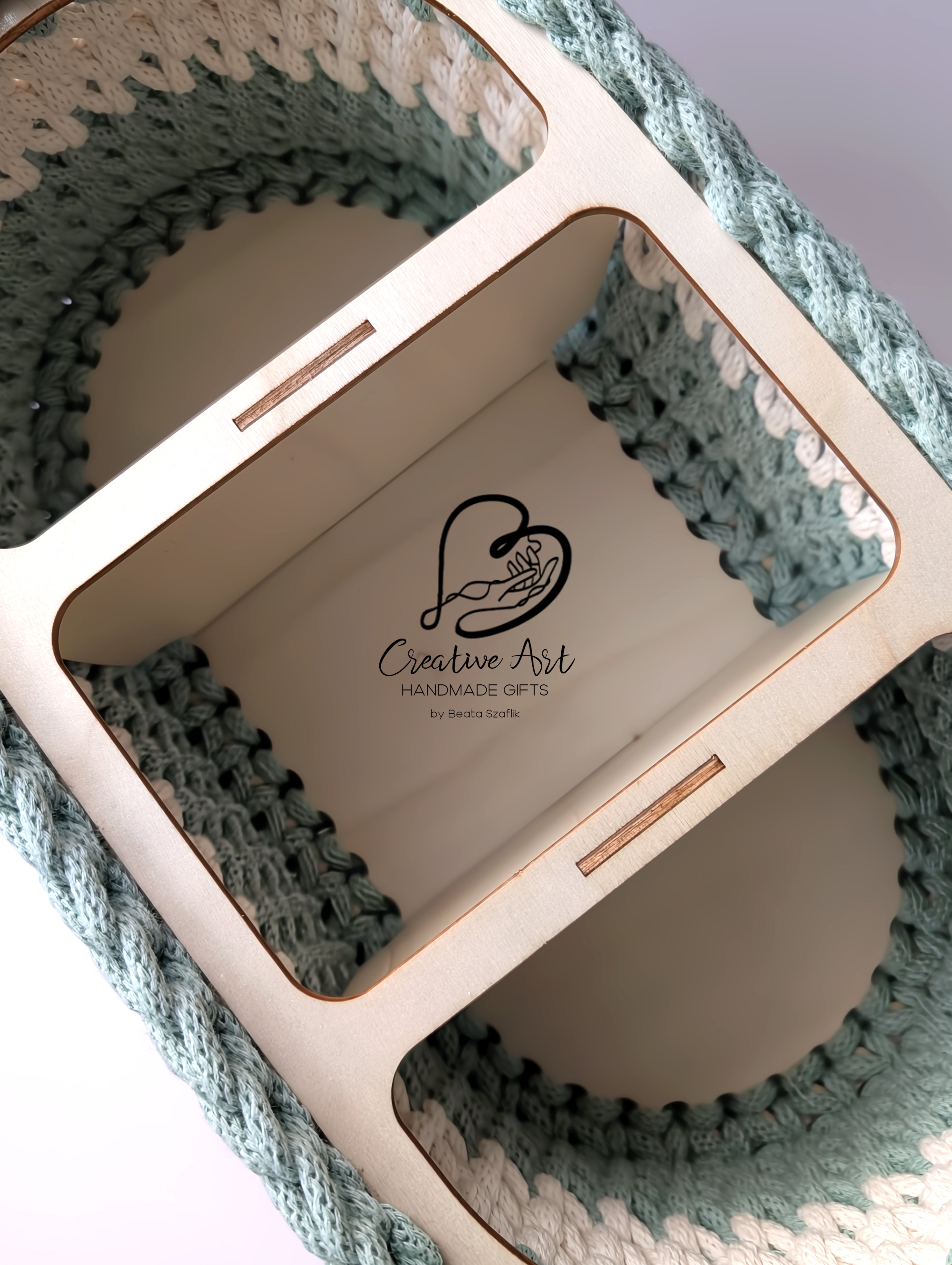 Crochet Basket Organiser