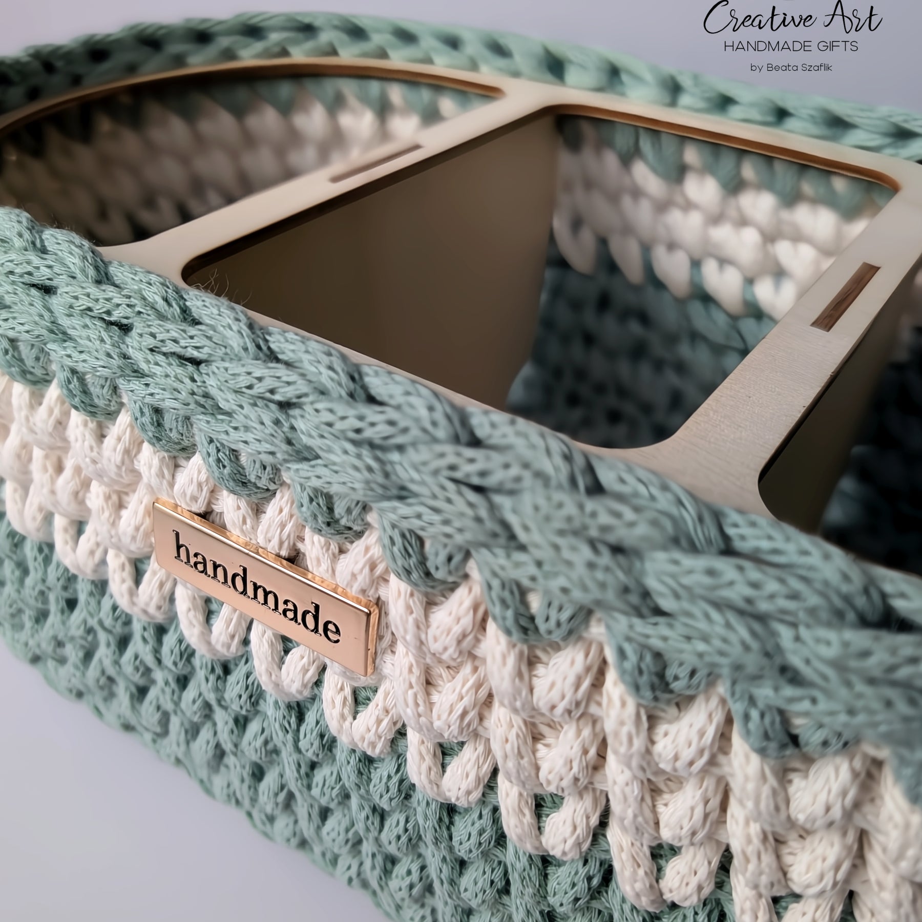 Crochet Basket Organiser