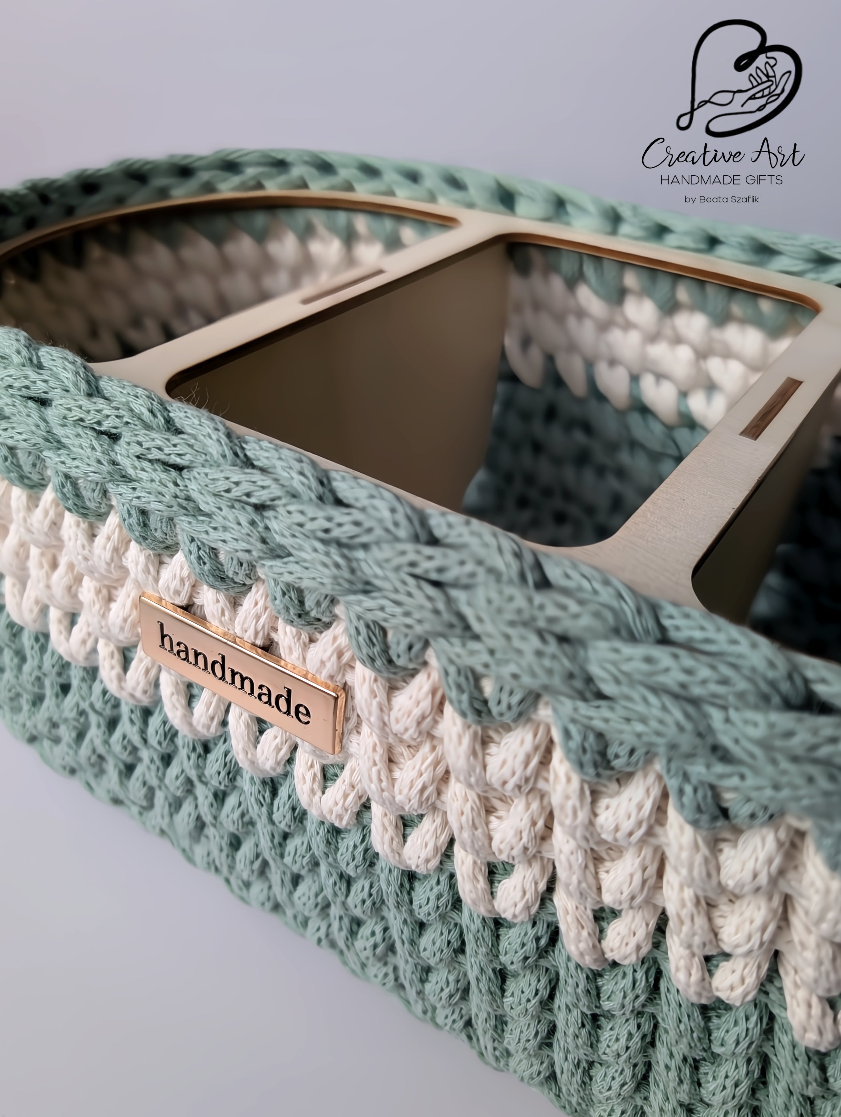 Crochet Basket Organiser