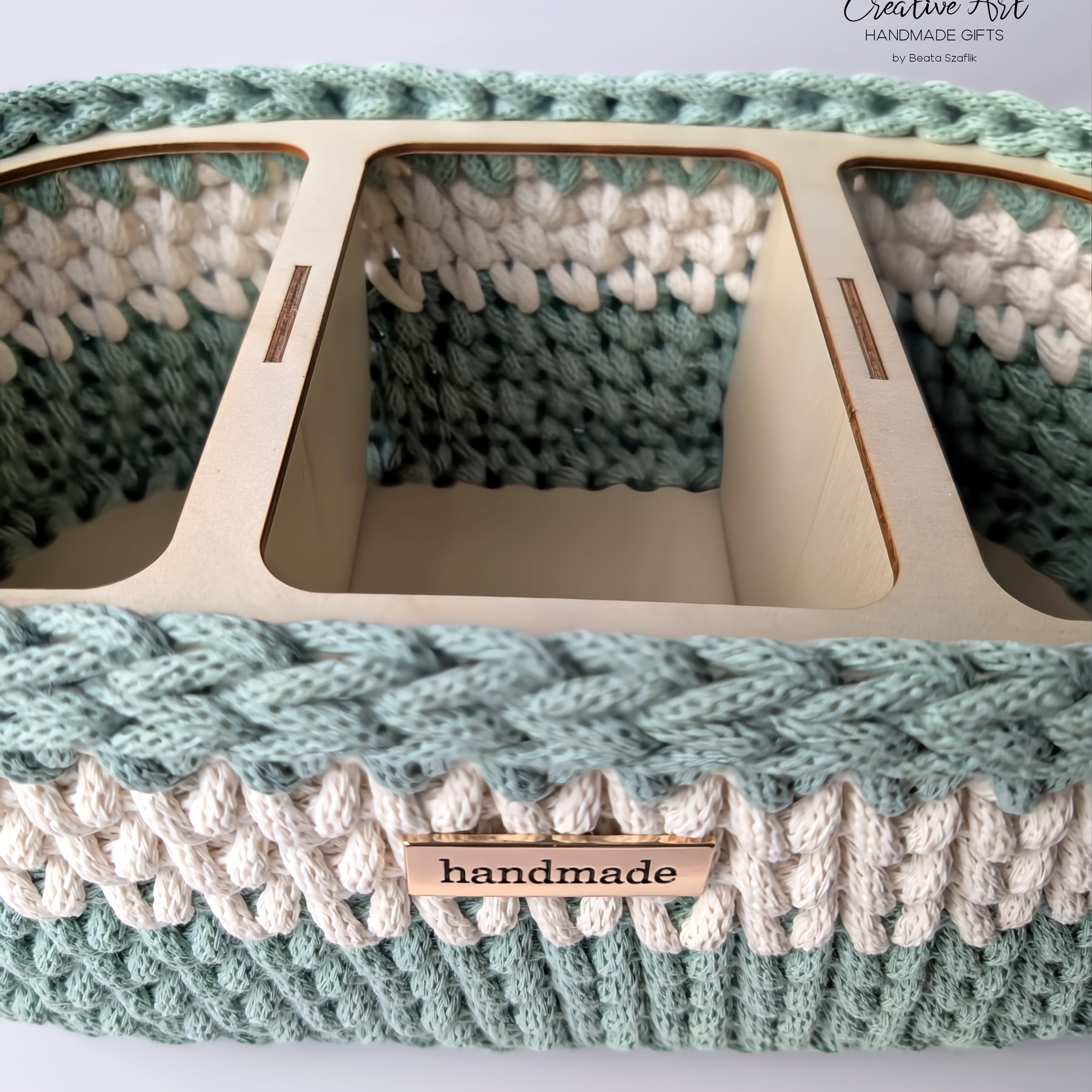 Crochet Basket Organiser