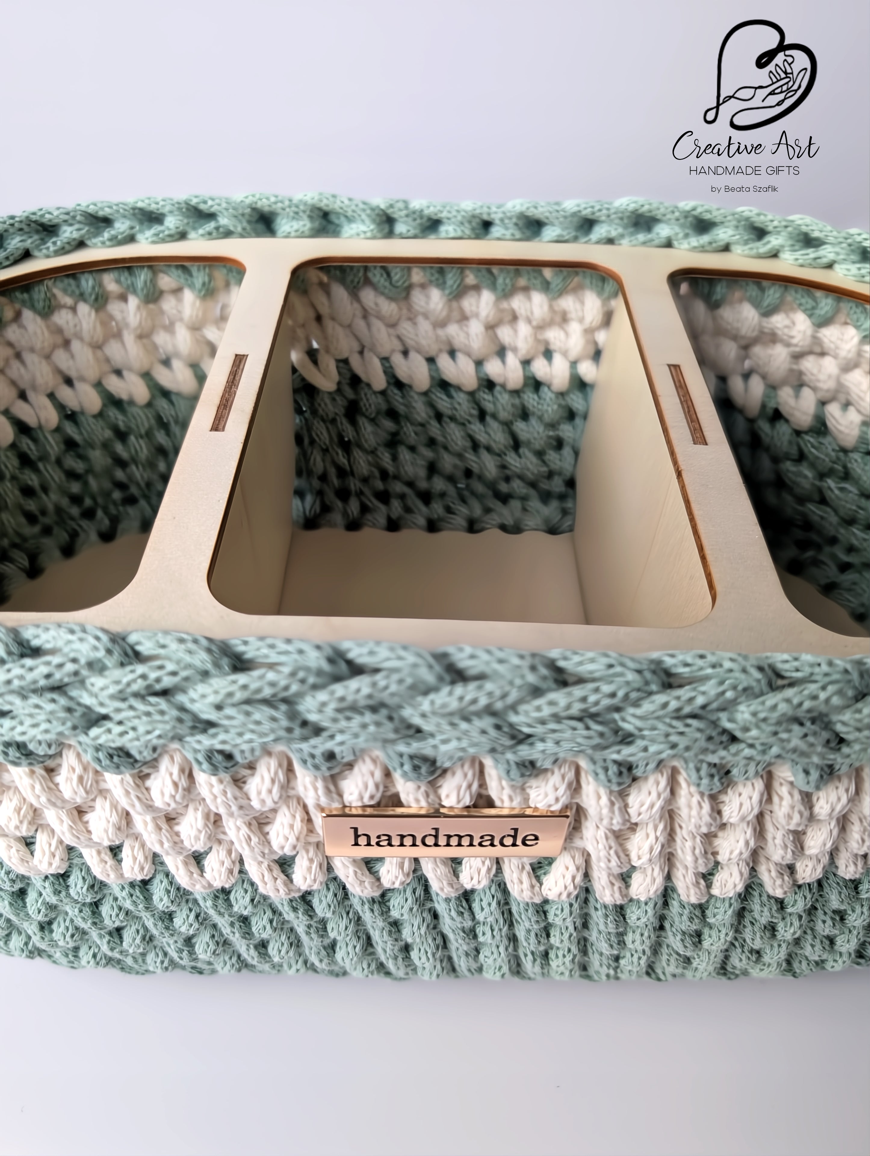Crochet Basket Organiser