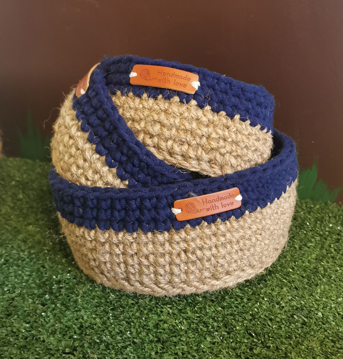 Crochet Basket Set (3)