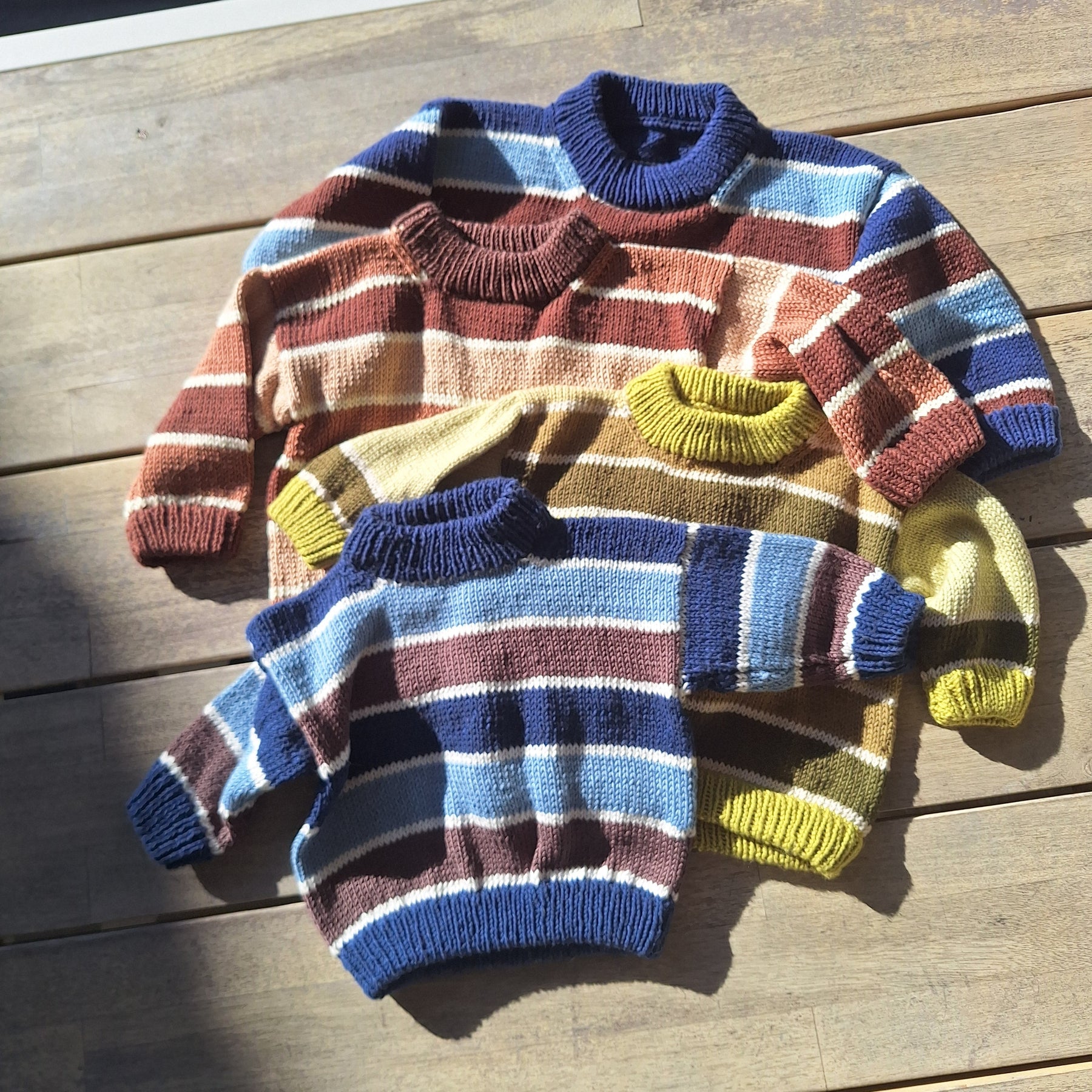 Striped 'Brownie Baby' Sweater Sz 3-6 mths