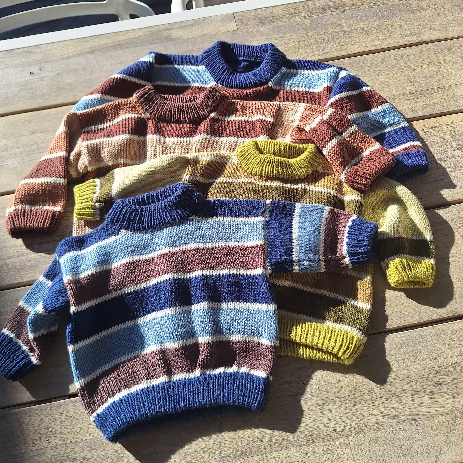 Striped 'Brownie Baby' Sweater Sz 3-6 mths