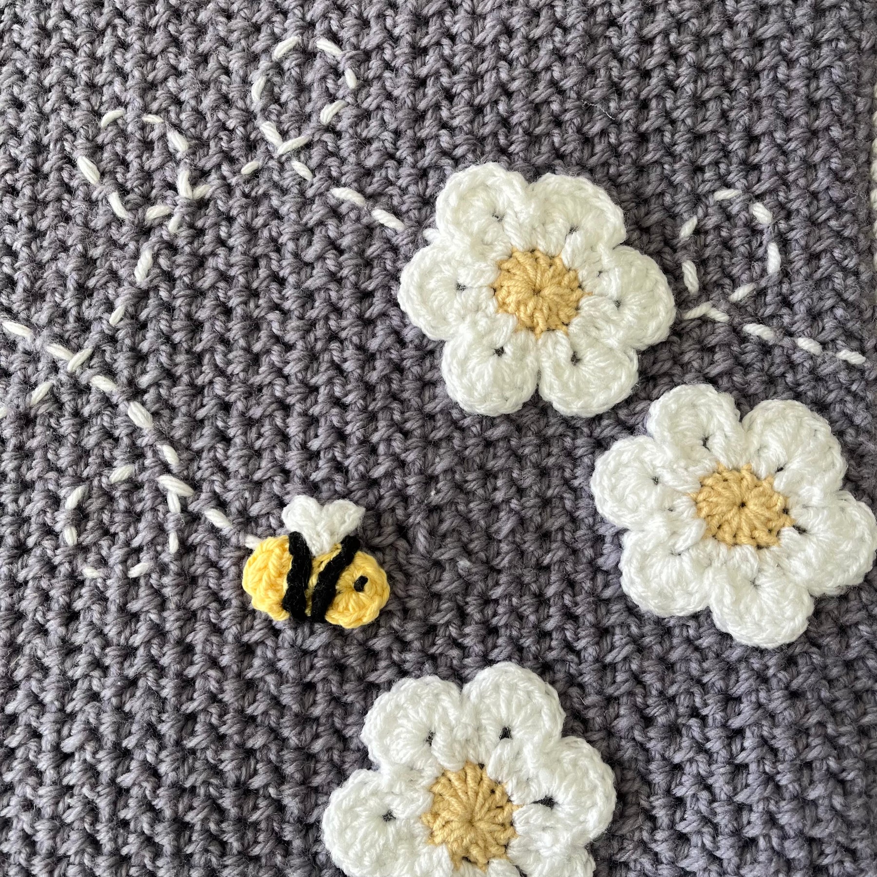 Daisy and Bee Blanket
