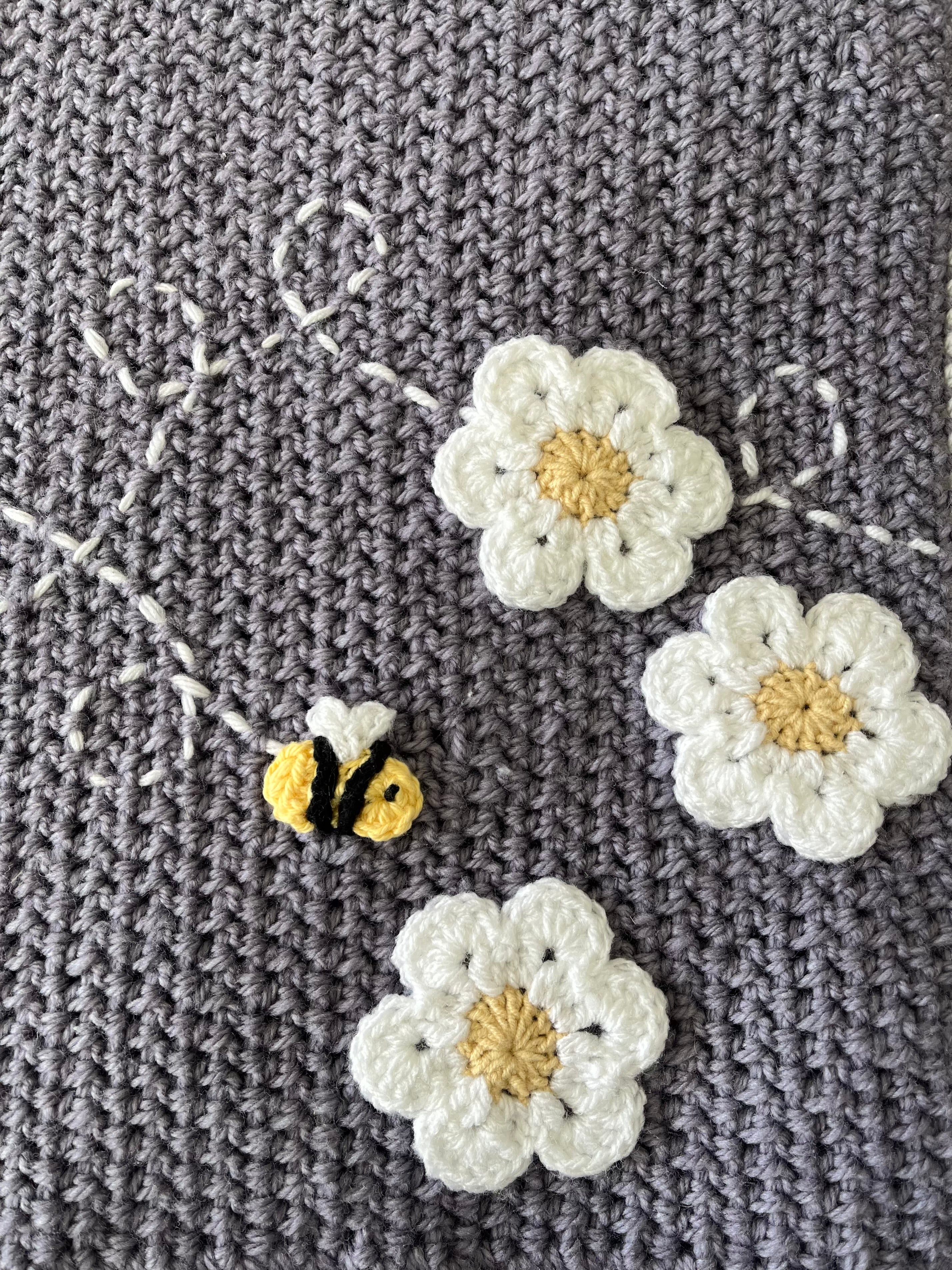 Daisy and Bee Blanket