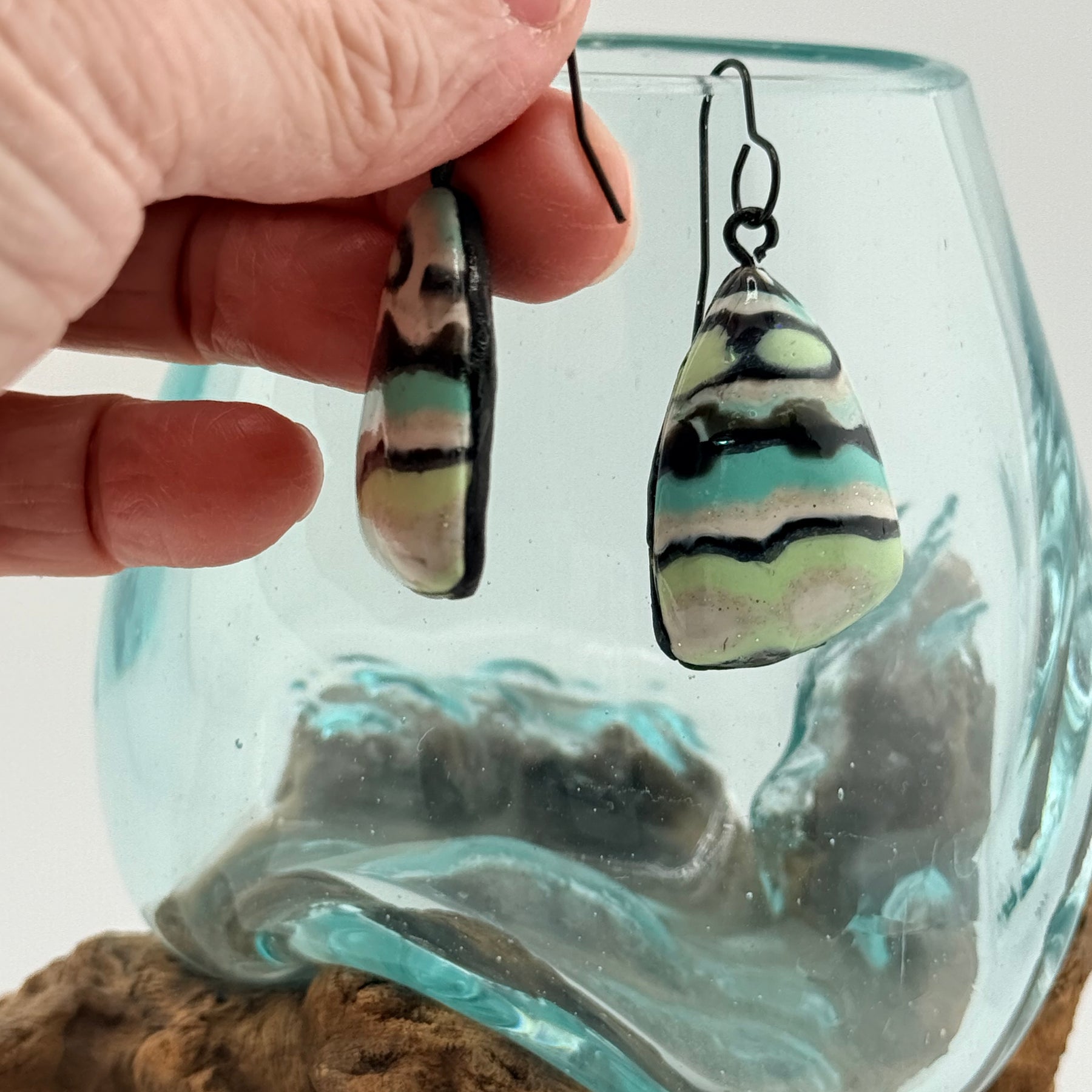 The Off Pattern Collection | Organic Shape Drop Earrings
