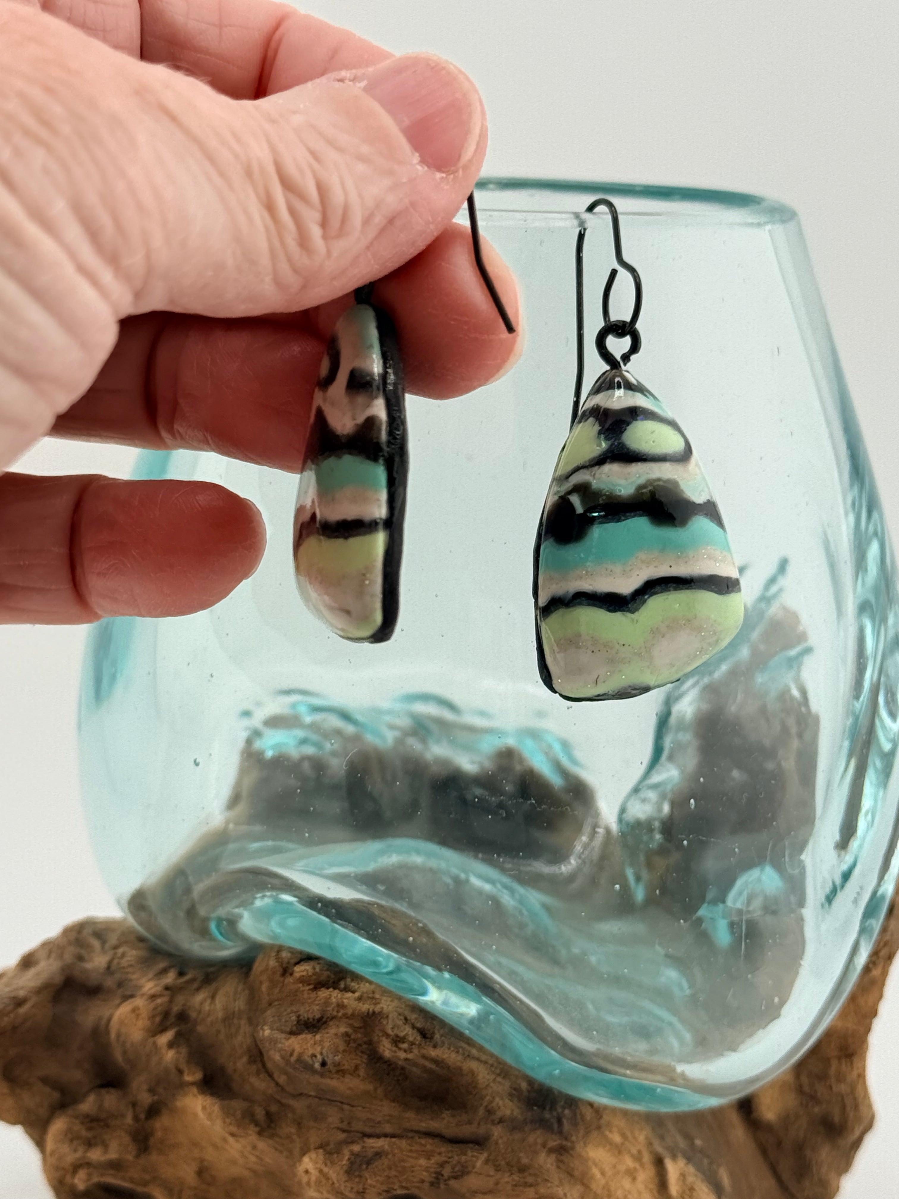 The Off Pattern Collection | Organic Shape Drop Earrings