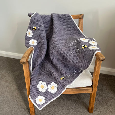 Daisy and Bee Blanket